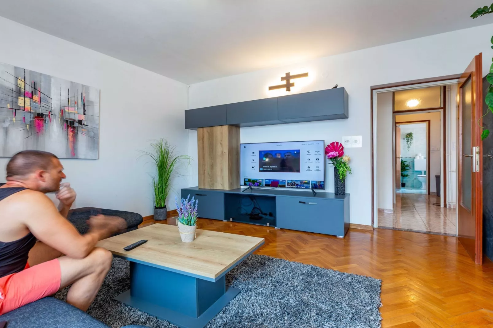 Zadar Lavish and Luxurious Apartment with Private Pool - Three Bedroom Apartment with Private Pool-Woonkamer