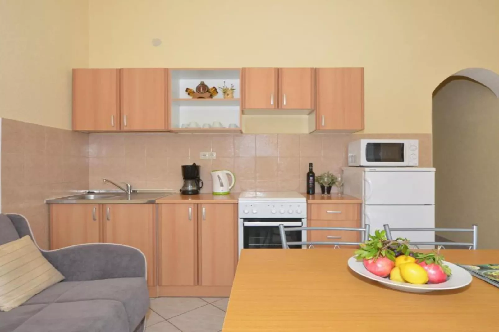 Apartments Nina - Two Bedroom Apartment with Balcony A1-Keuken