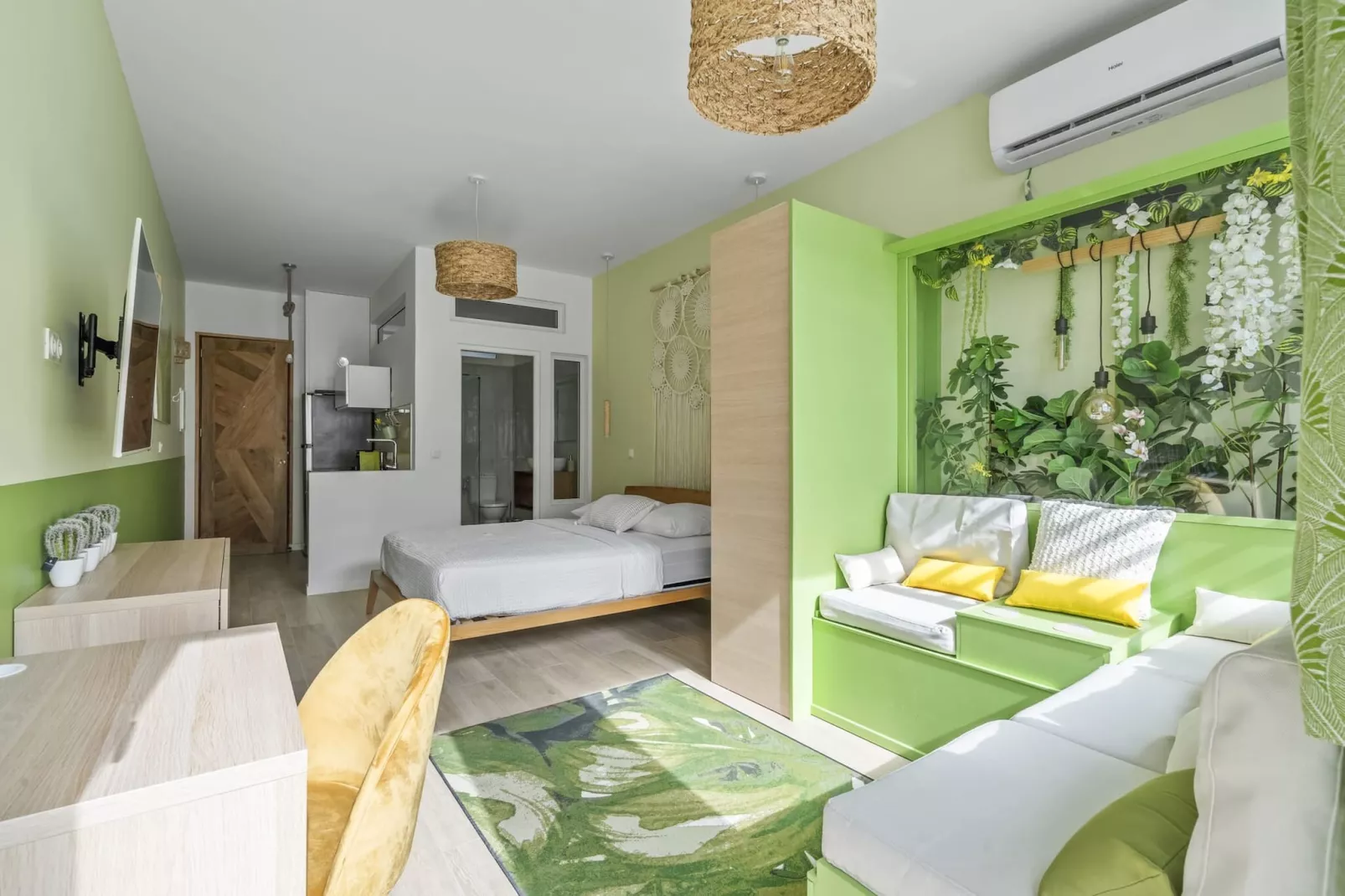 Studio Jardin Bohème-Slaapkamer