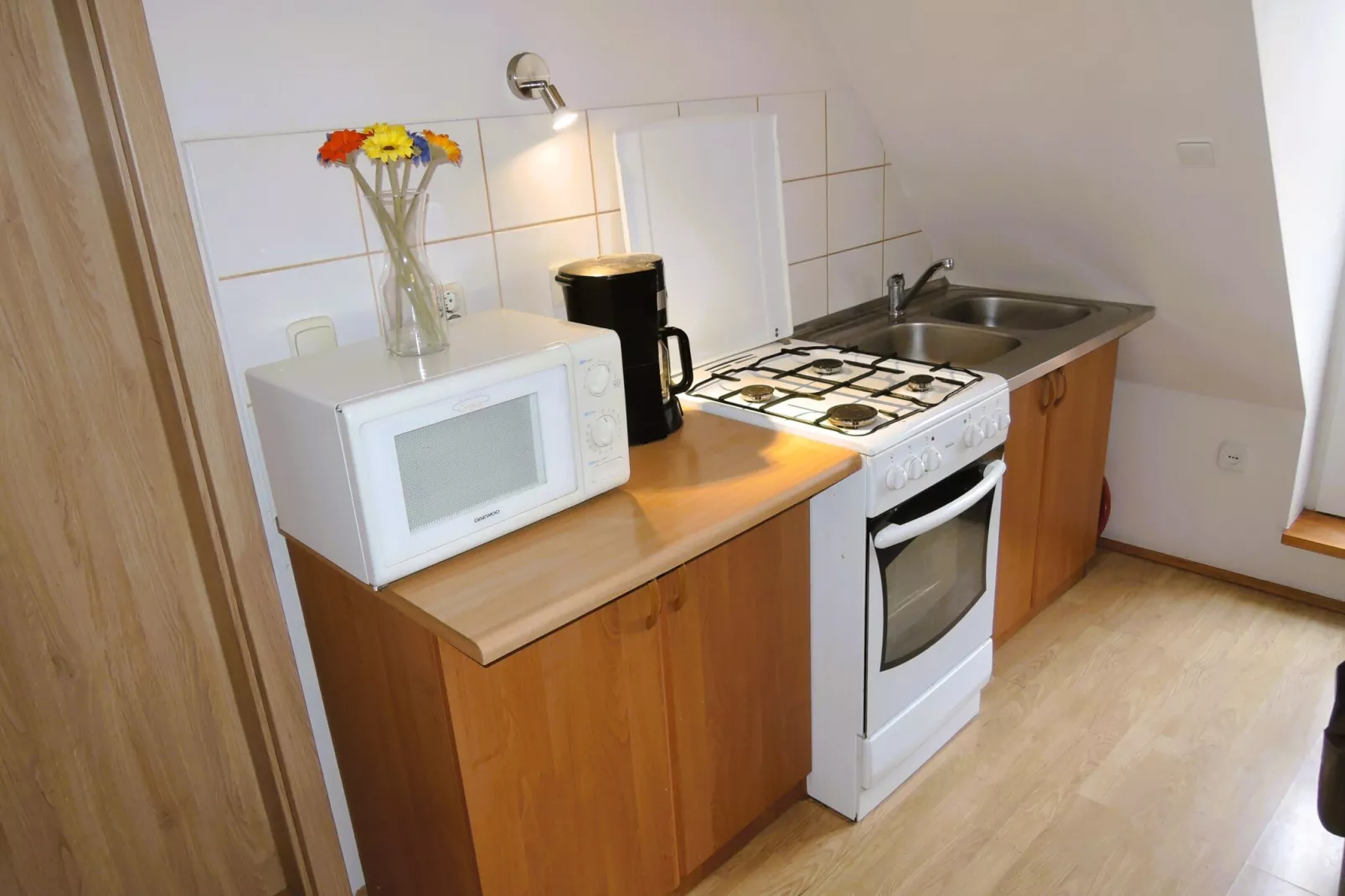 Pokój 2 osobowy nr 5 - widok na ogród-Keuken