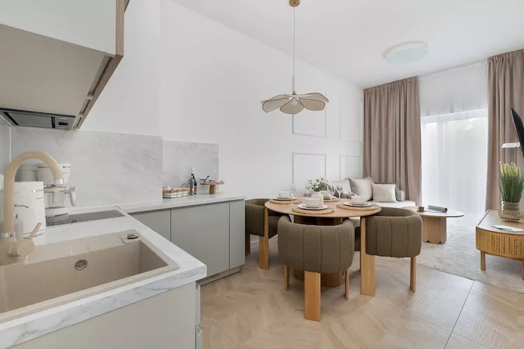 Apartament Powstańców WLKP 16E-25 Pobierowo-Woonkamer