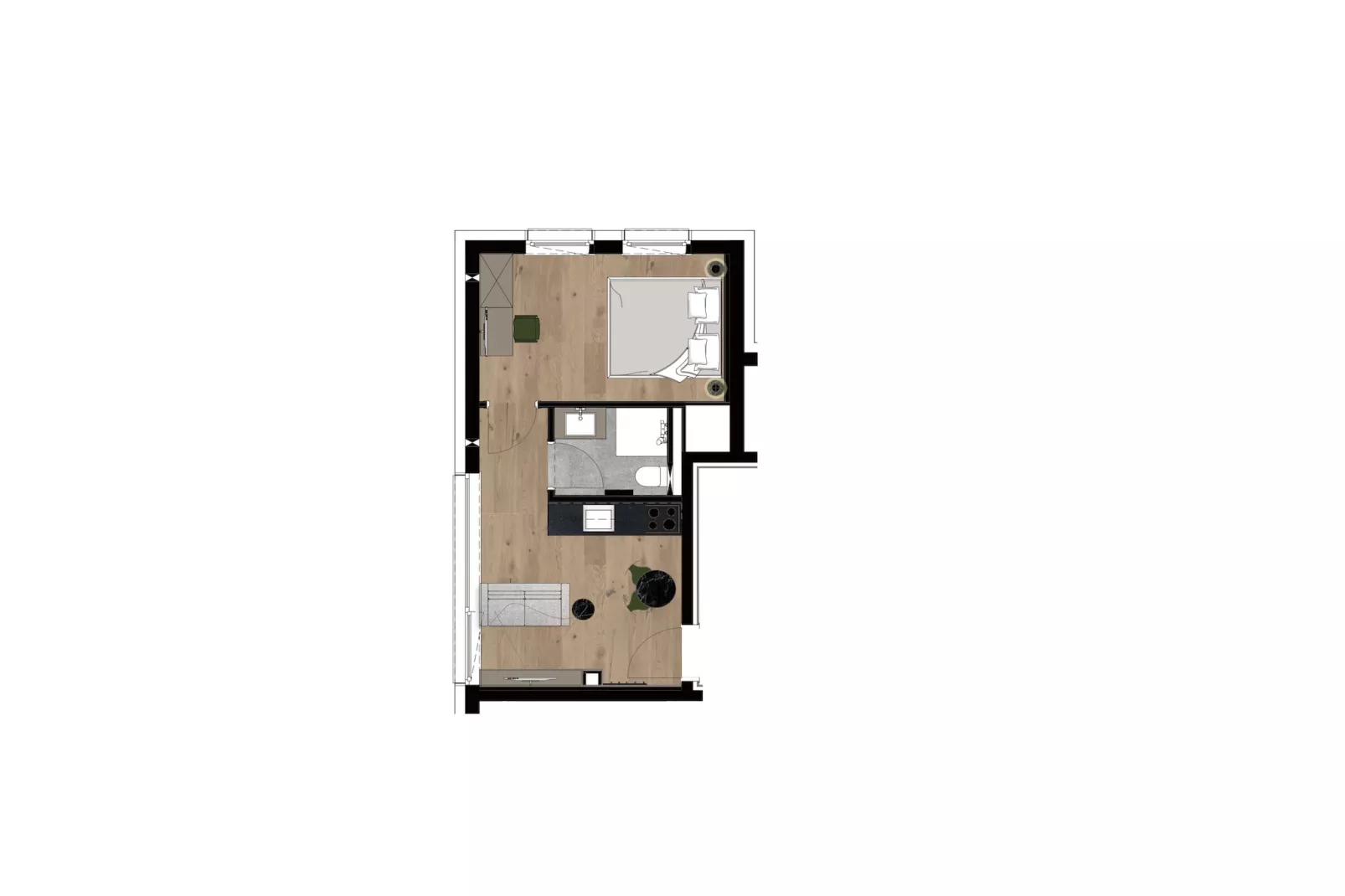 Appartements Gipfelglück 6-Niet-getagd