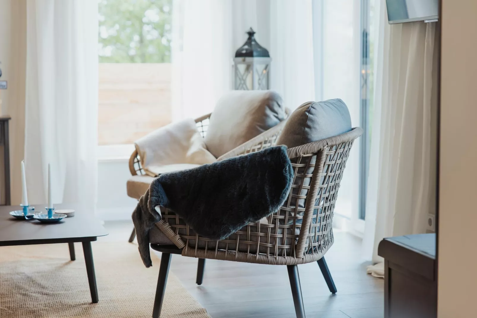Rügen Resørt Sagard-Woonkamer
