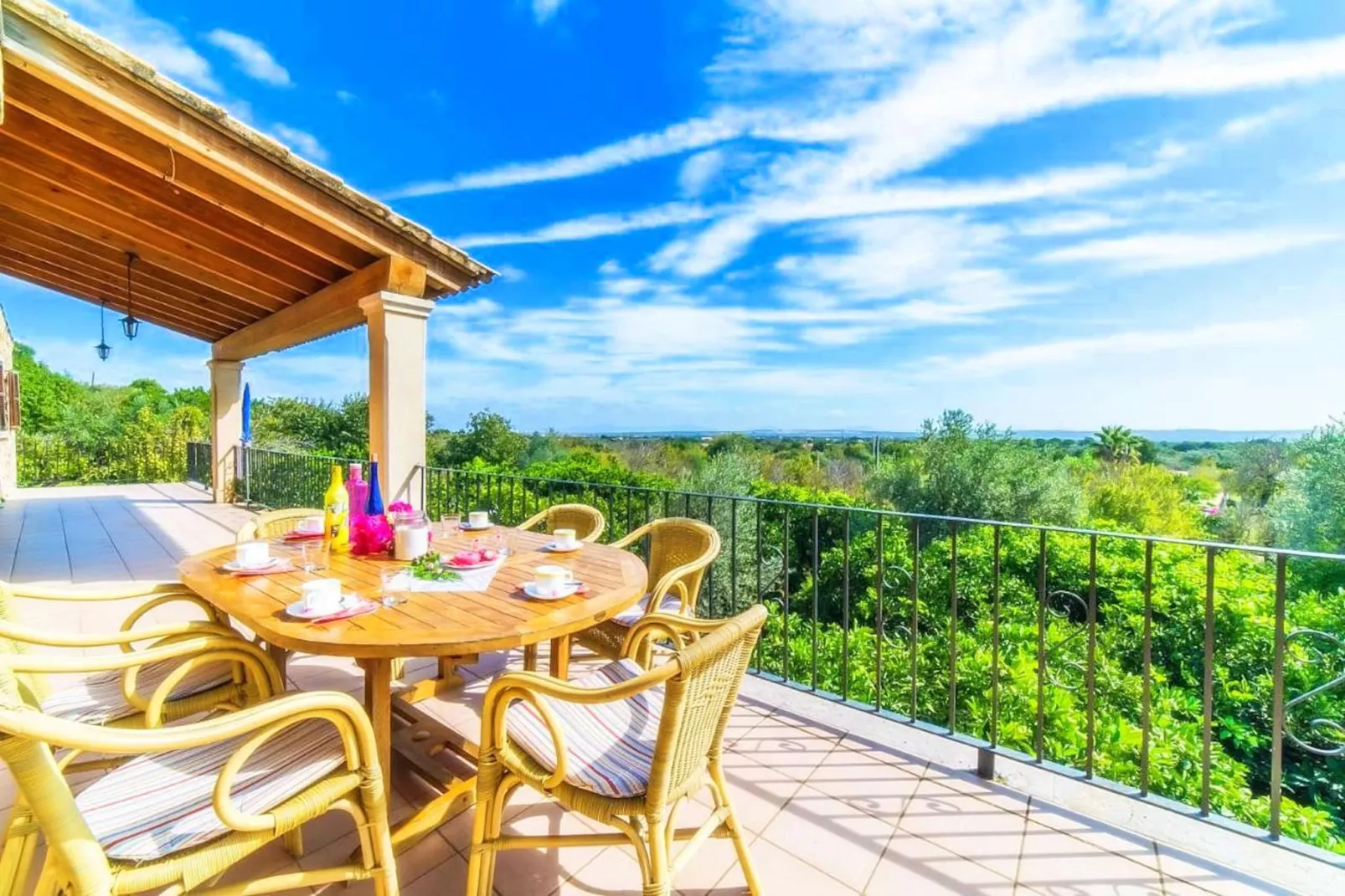 Finca Sa Costa in Bu-Terrasbalkon