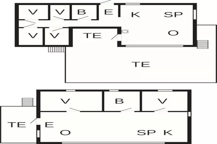 Vakantiehuis met zeezicht bij Lysekil-Plattegrond