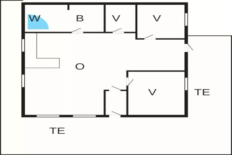 6 persoons vakantie huis in Løkken-By Traum-Plattegrond