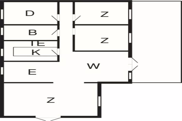 6 persoons vakantie huis in Blokhus-By Traum-Plattegrond