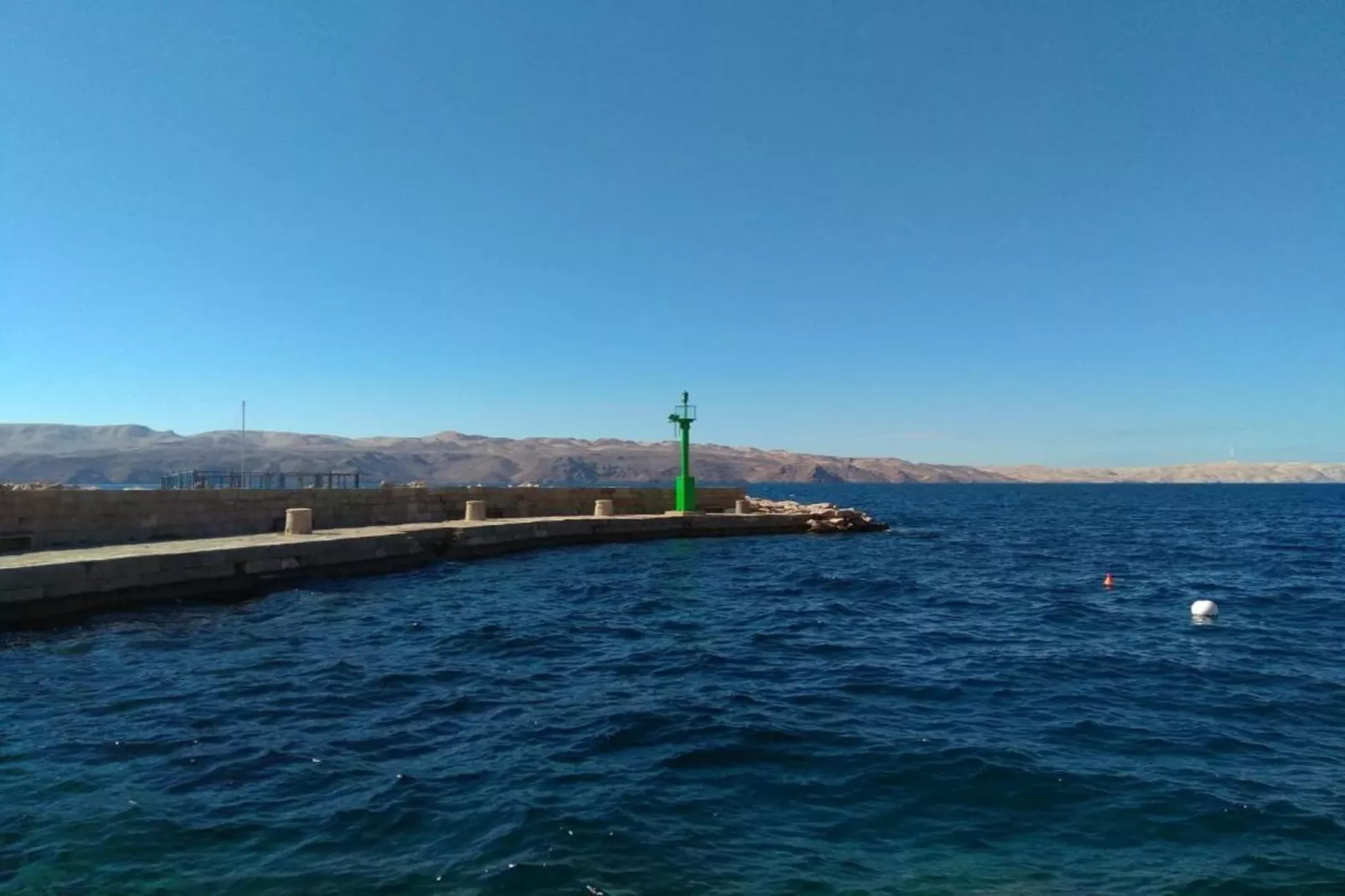 Dalmatian house Sukosan-Gebieden zomer 1km