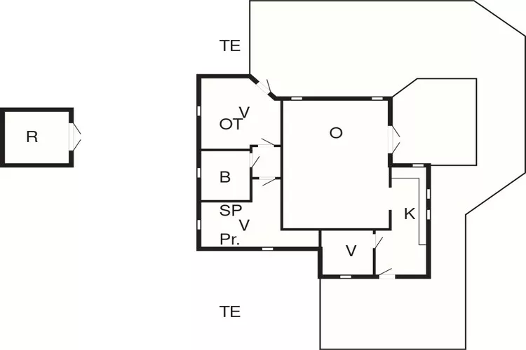6 persoons vakantie huis in Børkop-By Traum-Plattegrond