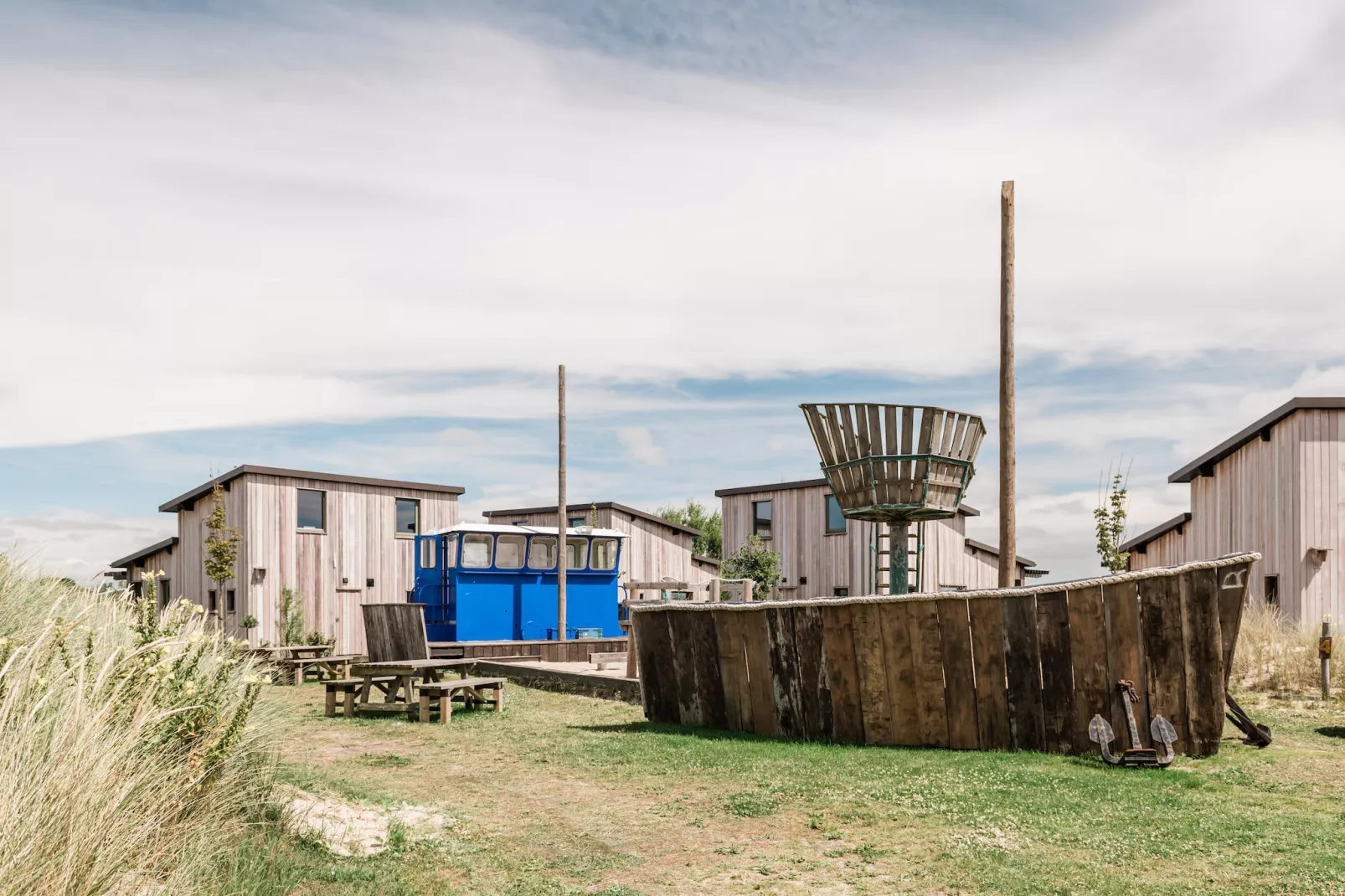 Beach Lodge Luxe - Duynpark-Buitenkant zomer