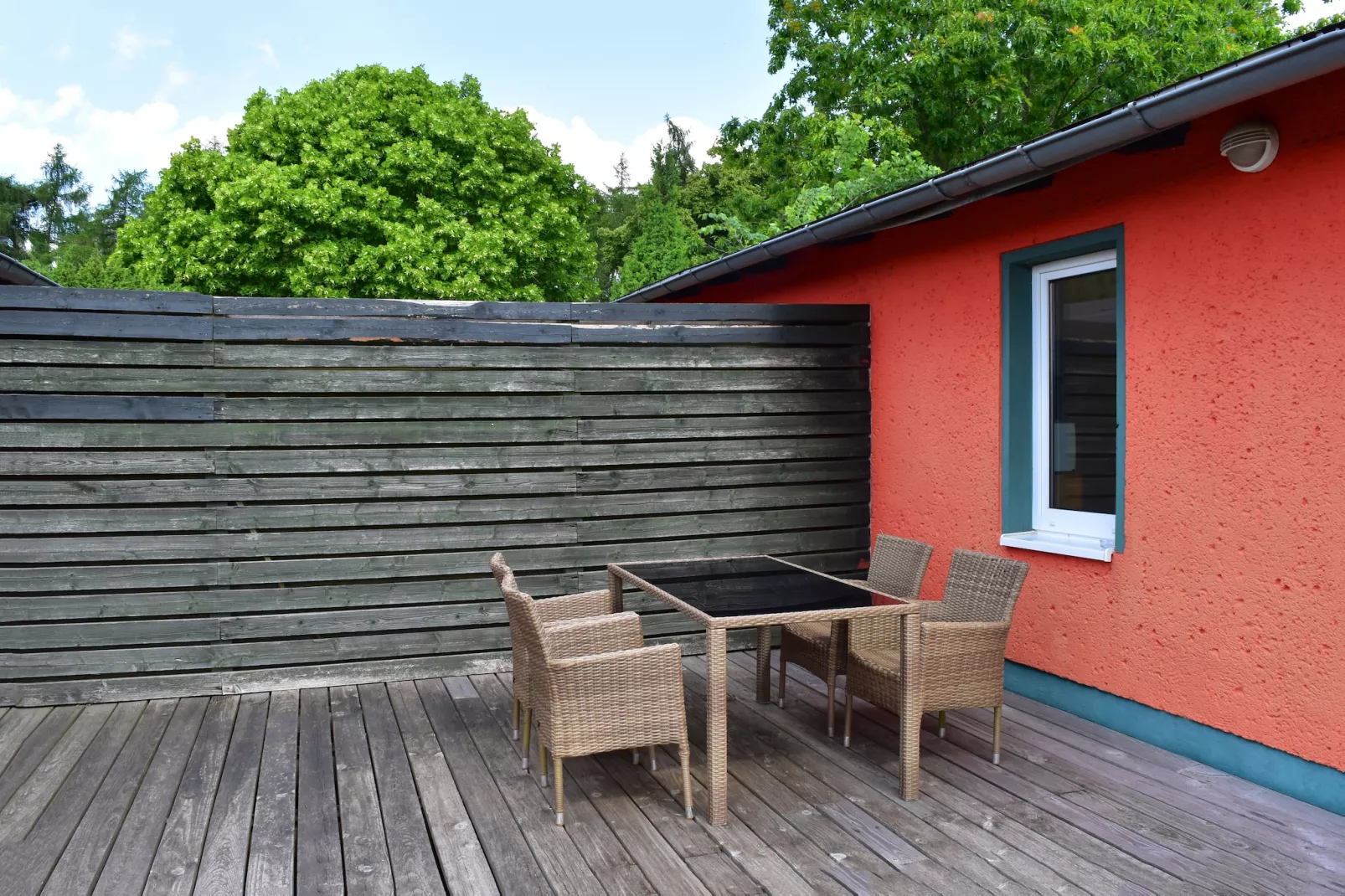Ferienhäuser Inselblick / Ferienhaus 4 60 qm-Terrasbalkon