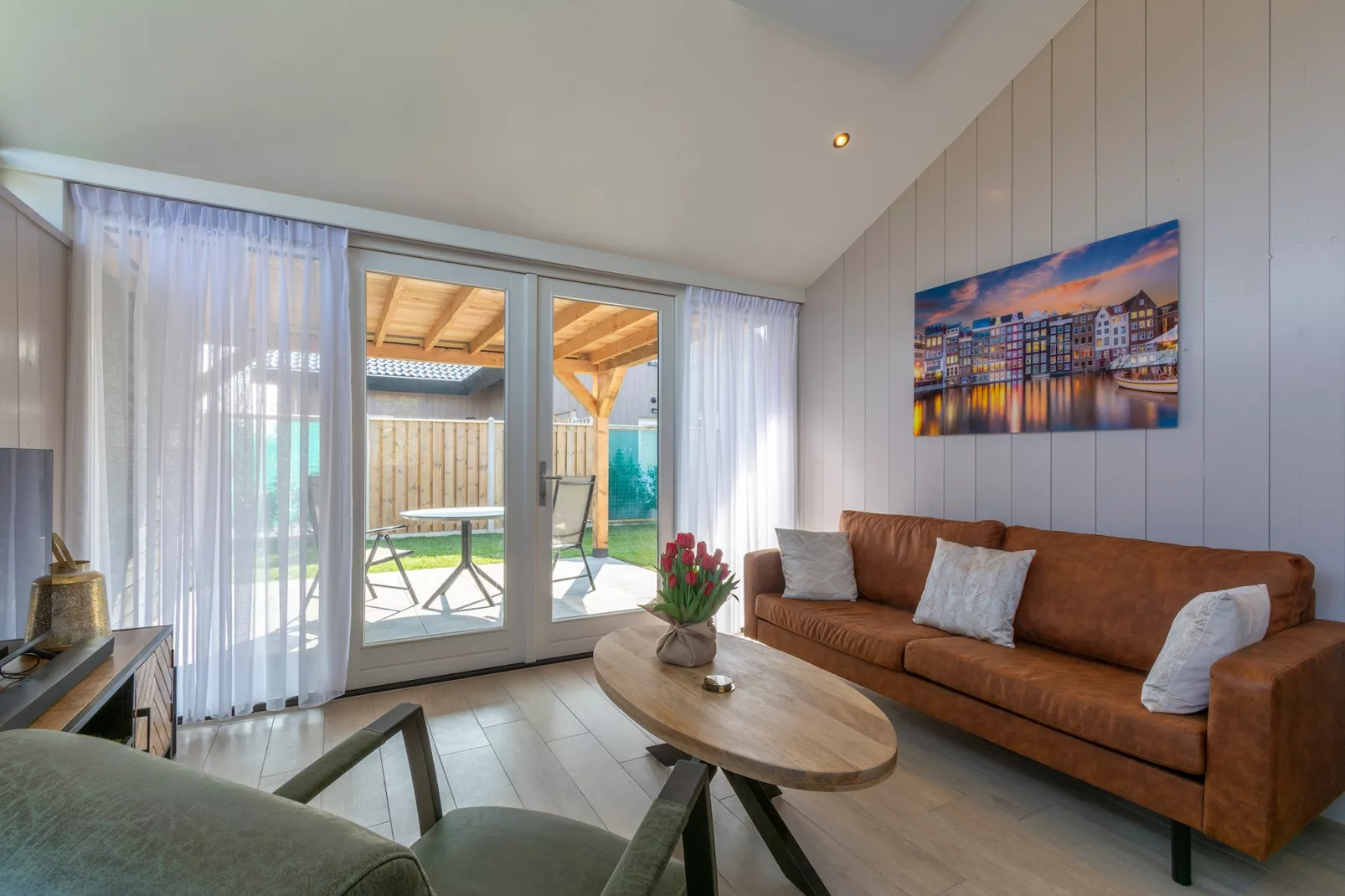 Wellness Villa Azure-Woonkamer