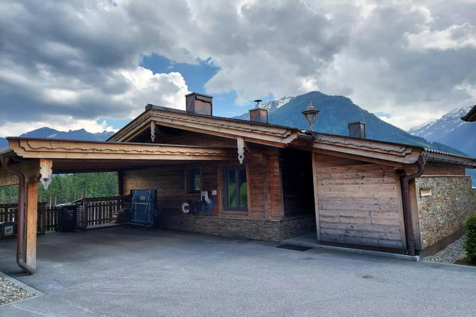 Nationalpark Chalet Kristallwand-Buitenkant zomer