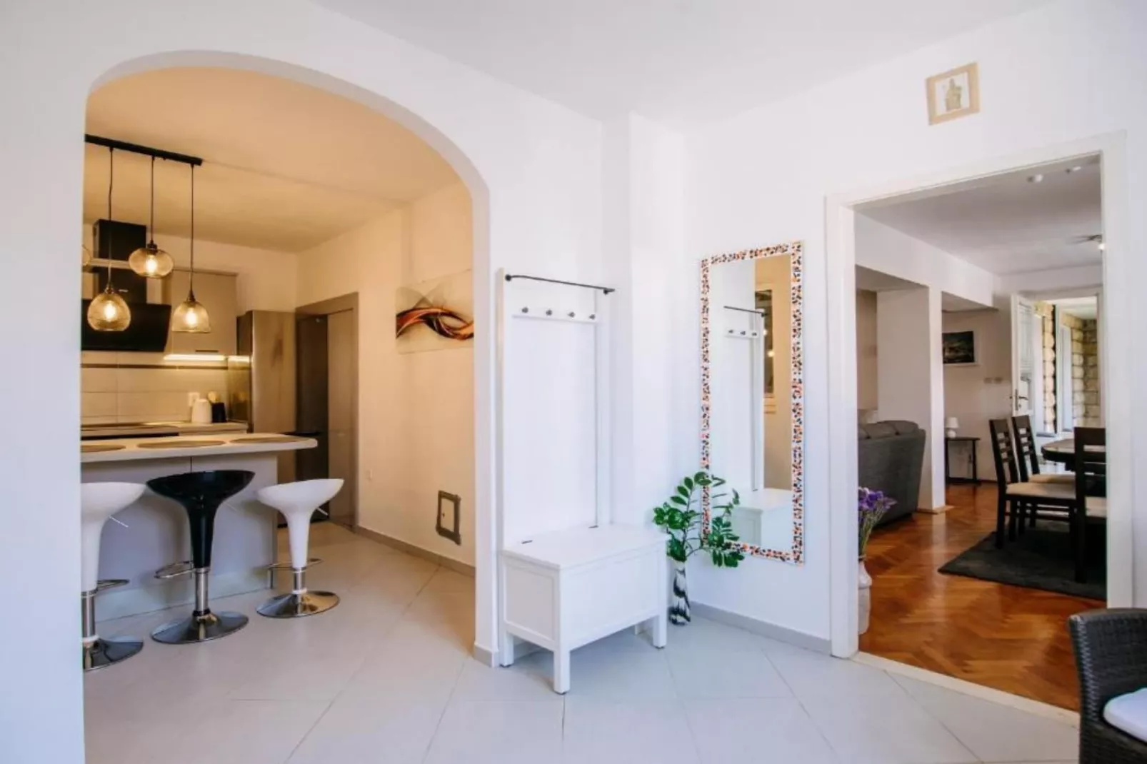 Apartments Luce & Toma - One Bedroom Apartment with Terrace (Toma)-Keuken