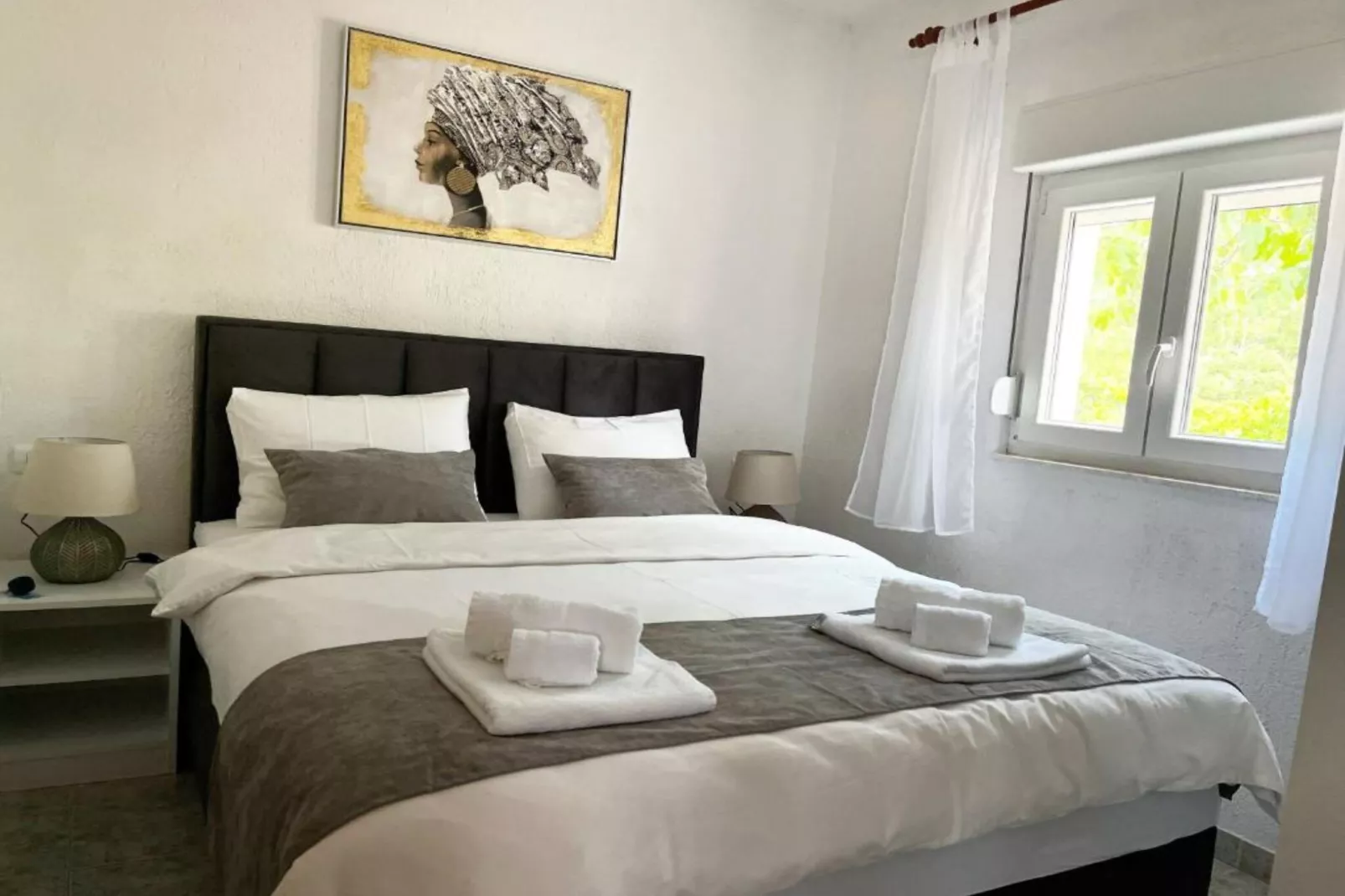 Apartments Fortuna - One Bedroom Apartment with Balcony (3)-Slaapkamer
