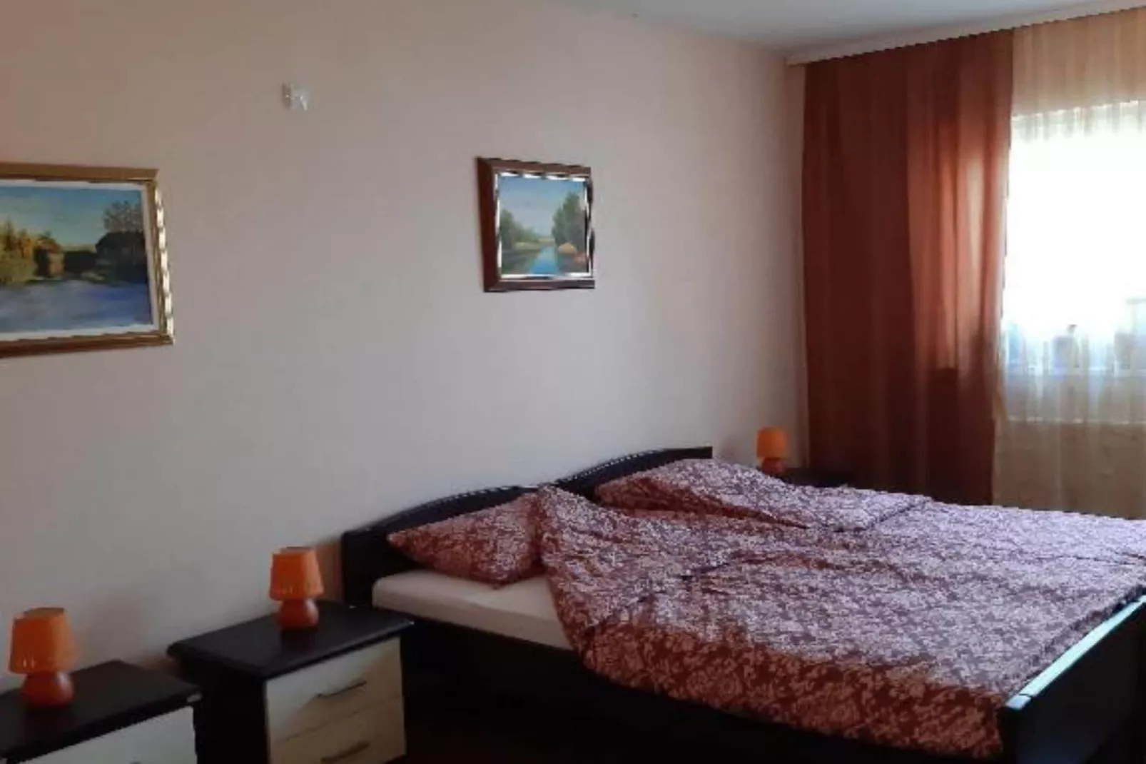 Apartment Čeliković - One Bedroom Apartment with Balcony-Slaapkamer