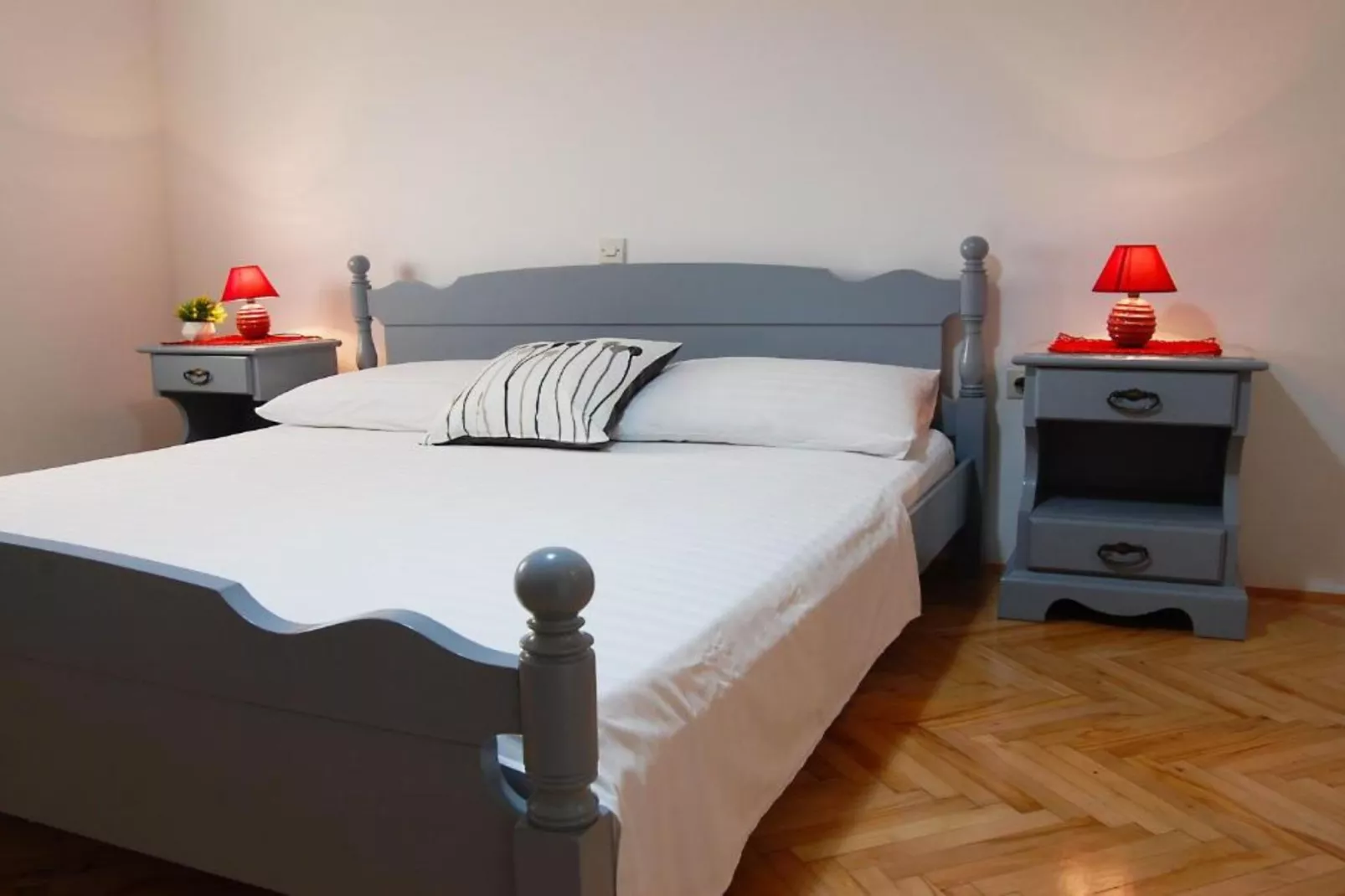 Apartment Jurišić Korčula - One Bedroom Apartment with Terrace-Slaapkamer