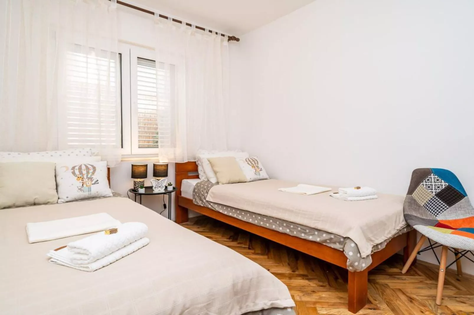 Apartment Nature View  - Three Bedroom Apartment with Jacuzzi-Slaapkamer