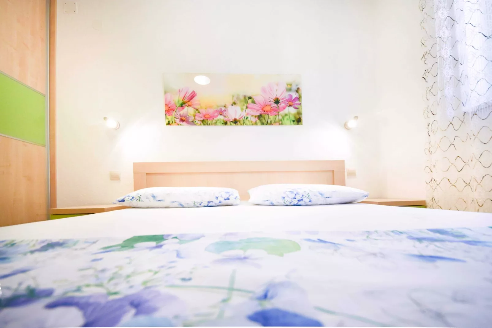Apartments Gracin - Superior One Bedroom Apartment with Terrace (A2)-Slaapkamer