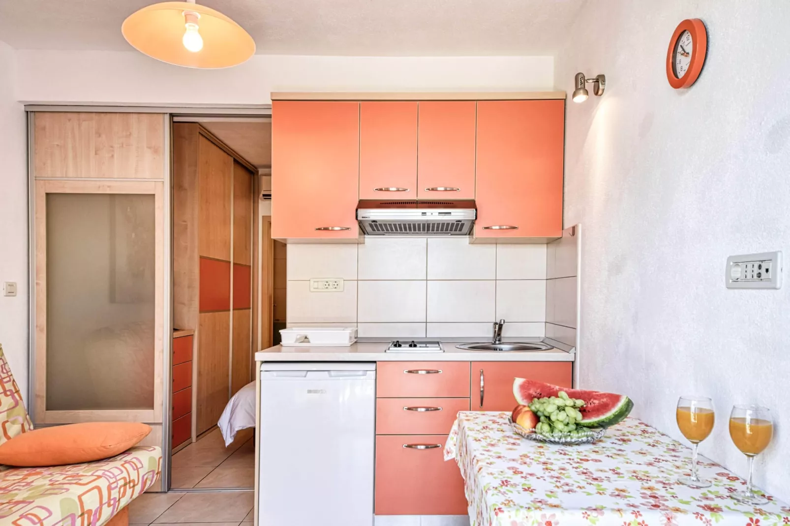 Apartments Gracin - One Bedroom Apartment with Terrace (A1)-Keuken