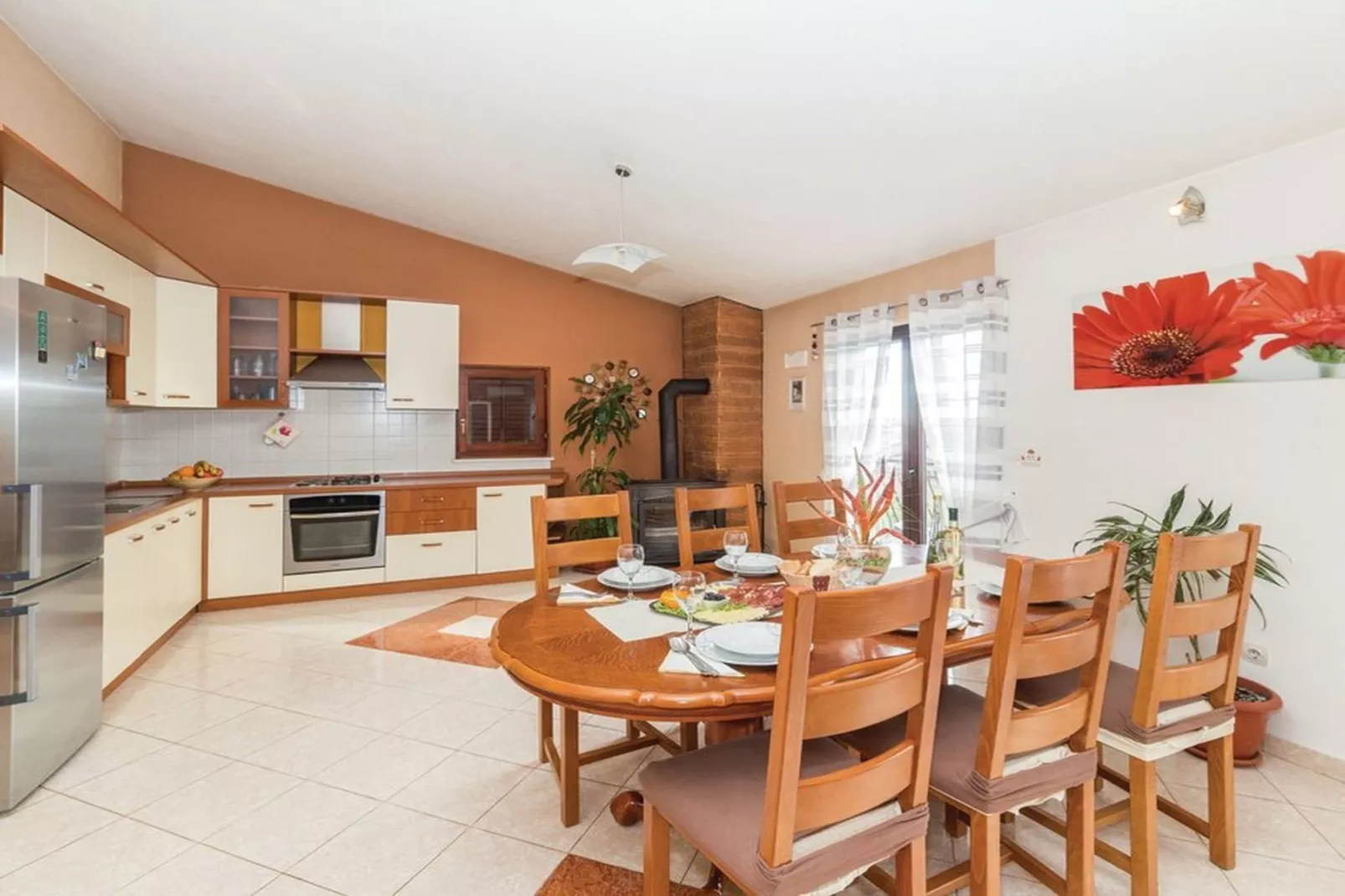 Mediterranean Stylish Villa with Pool in Kastel Stari - Six Bedroom Villa with Pool-Keuken