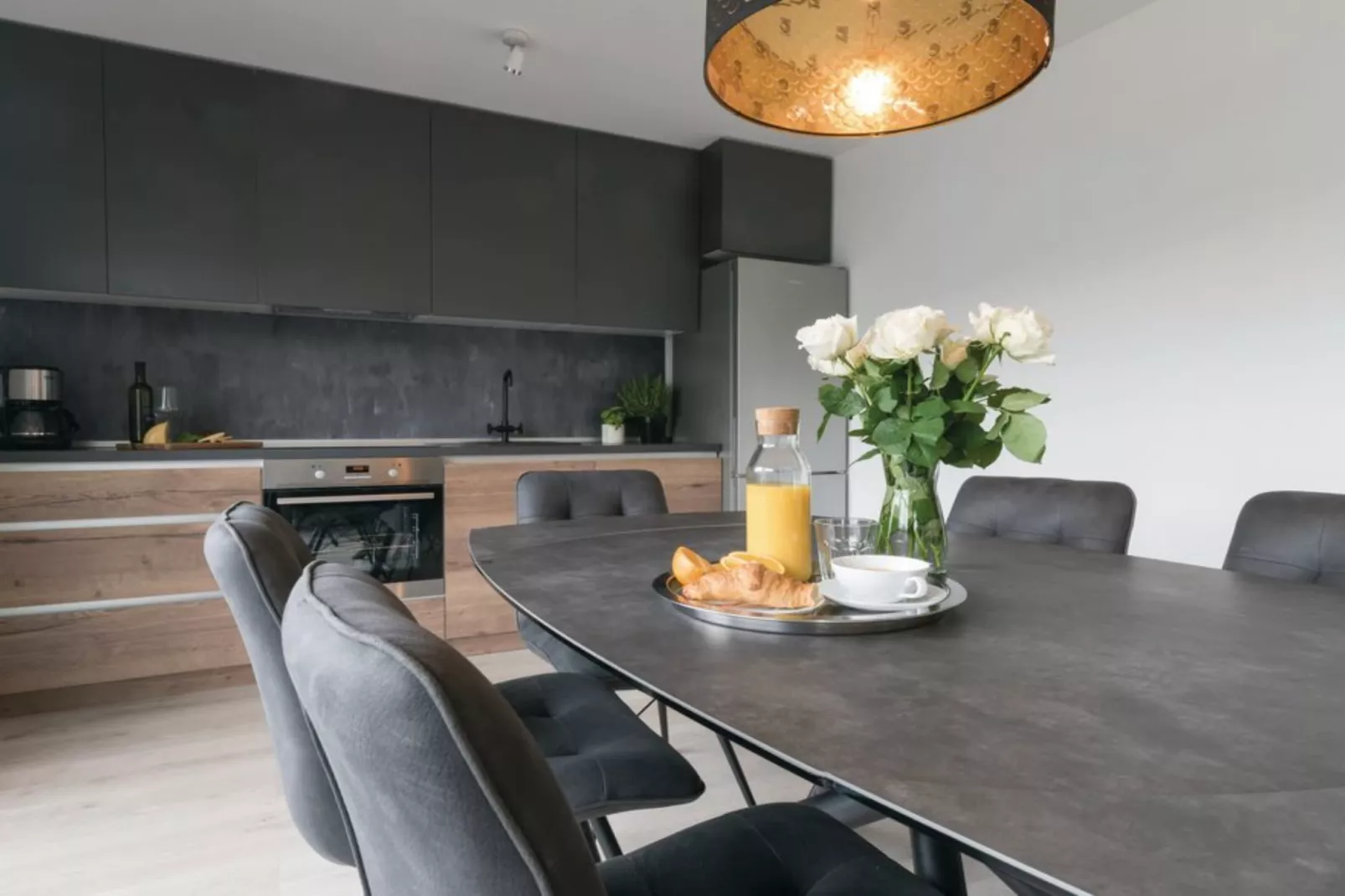 Holiday Home Arbaro - Three Bedroom Holiday Home with Pool-Eetkamer