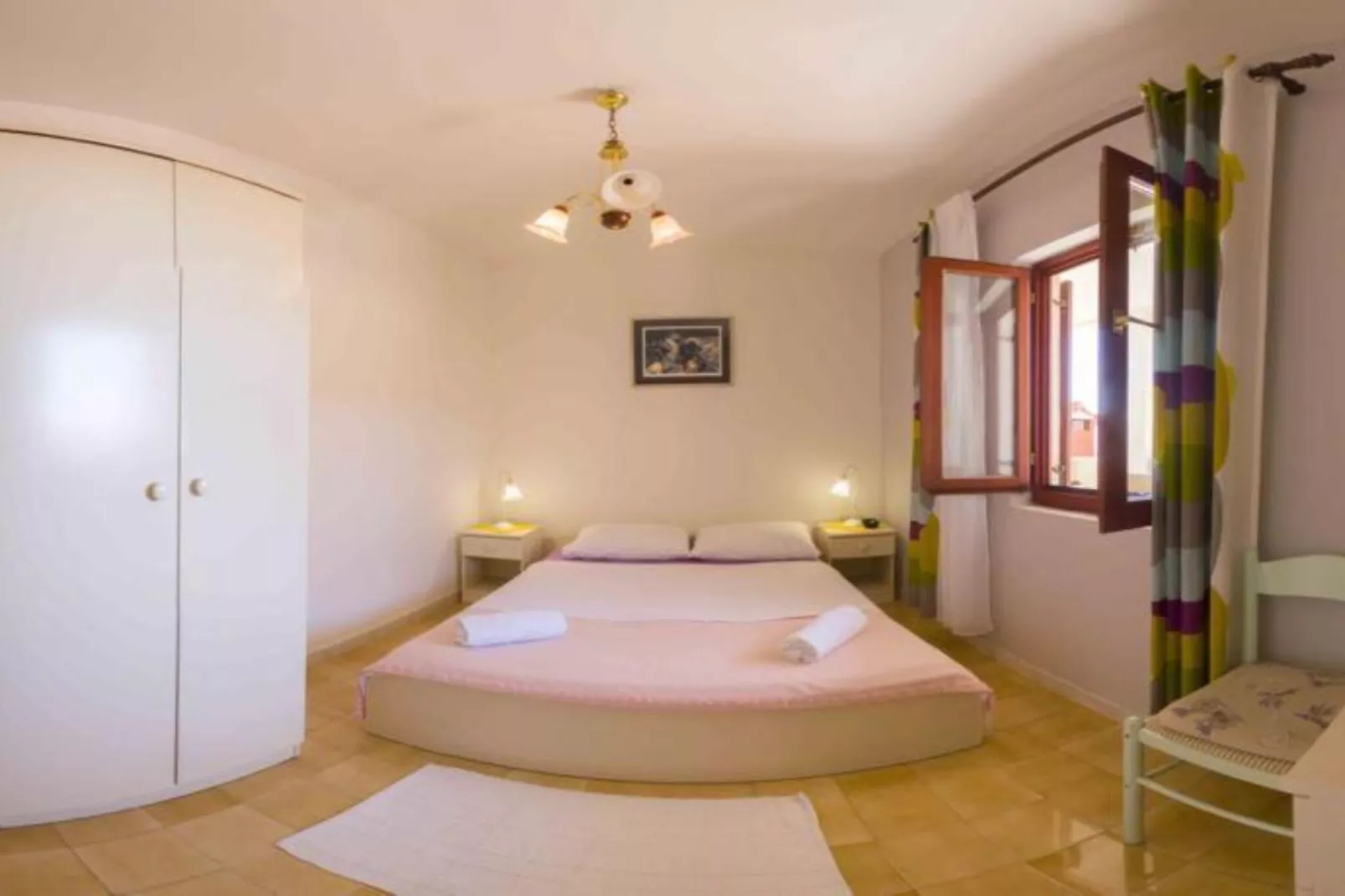 Apartments Jukica - Two Bedroom Apartment With Sea View-Slaapkamer