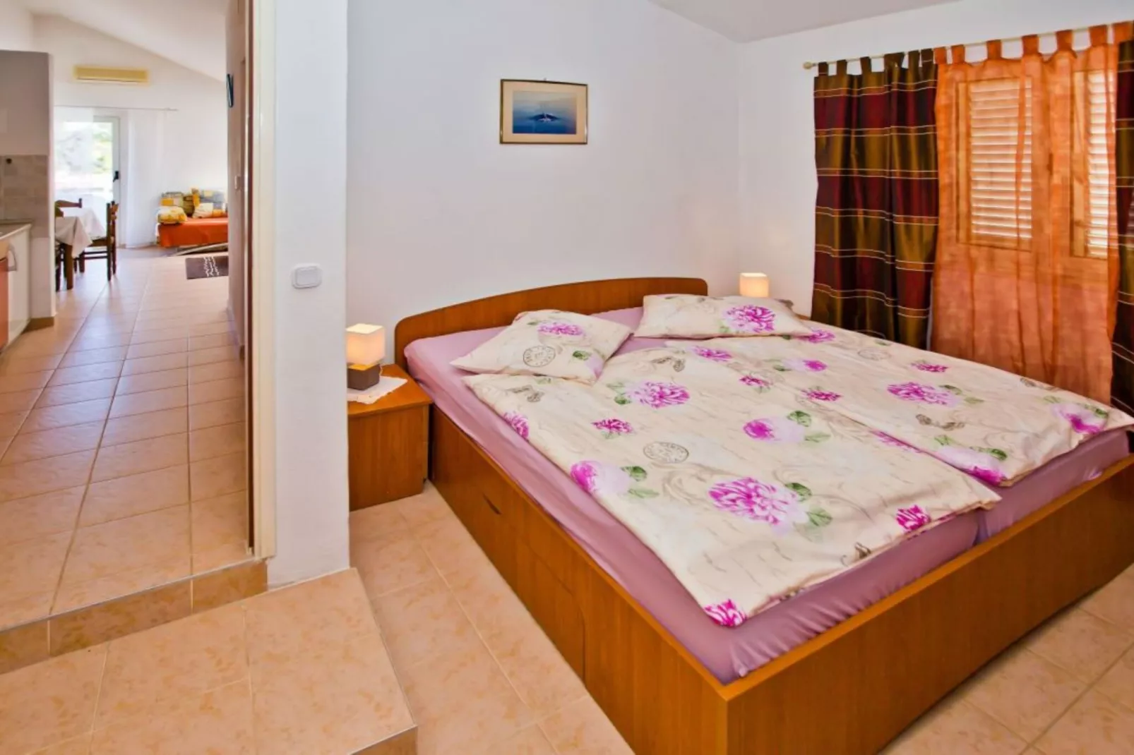 Apartments Jacky - Comfort One Bedroom Apartment with Balcony (owner 3)-Slaapkamer