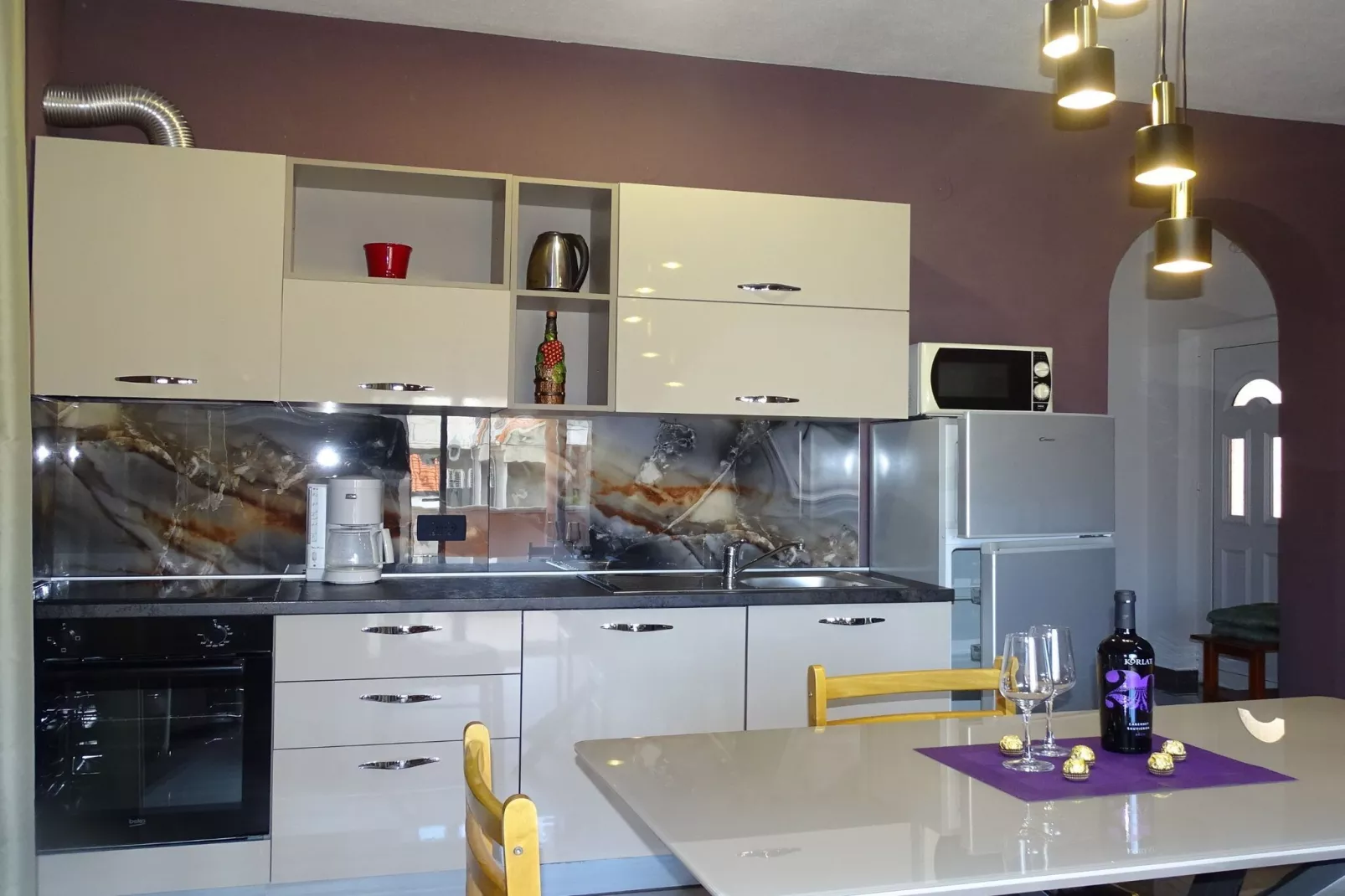 One Bedroom Apartment Luna 3-Keuken