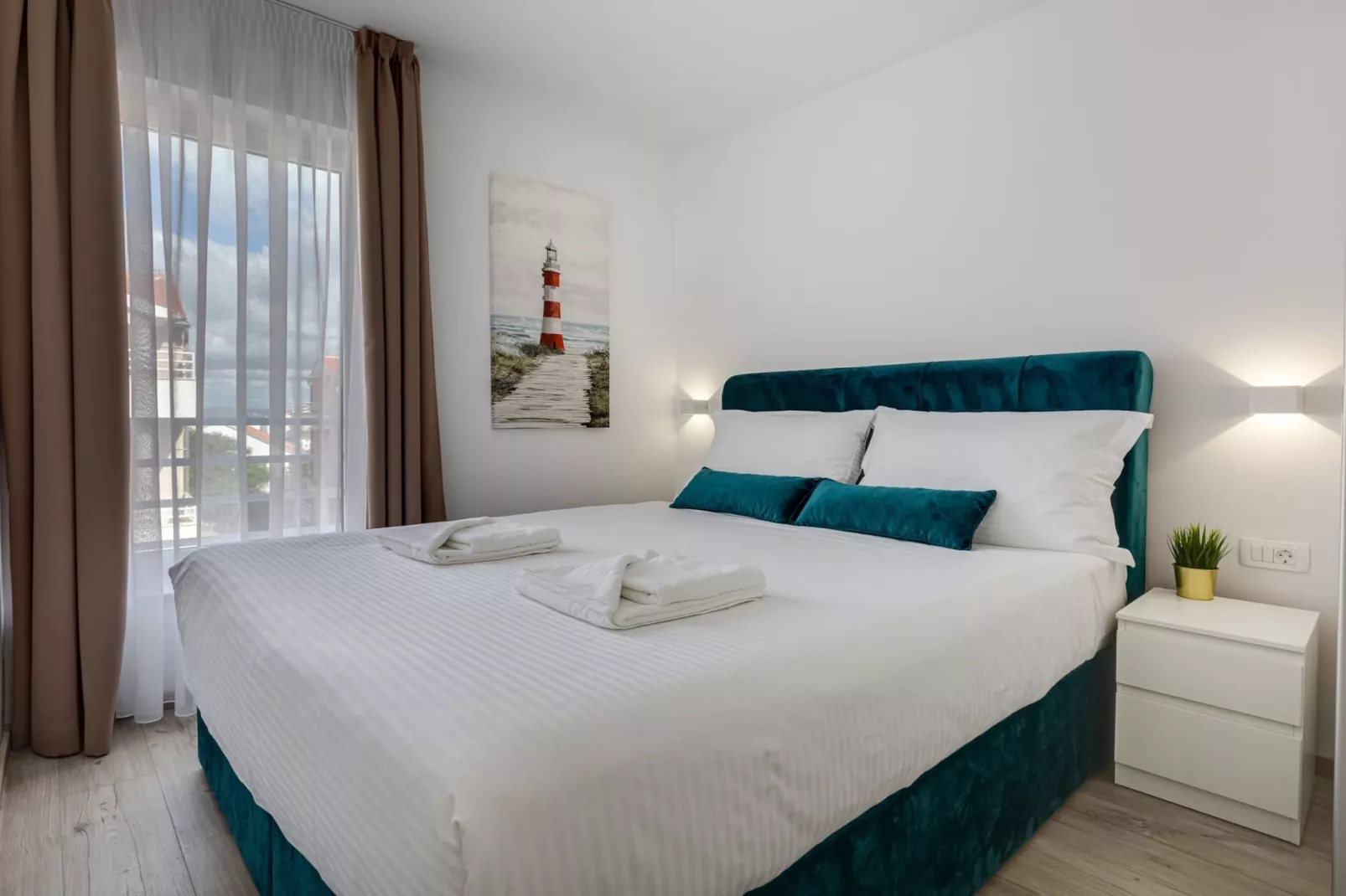 Exclusive Vodice Apartments - Penthouse Apartment A5-Slaapkamer