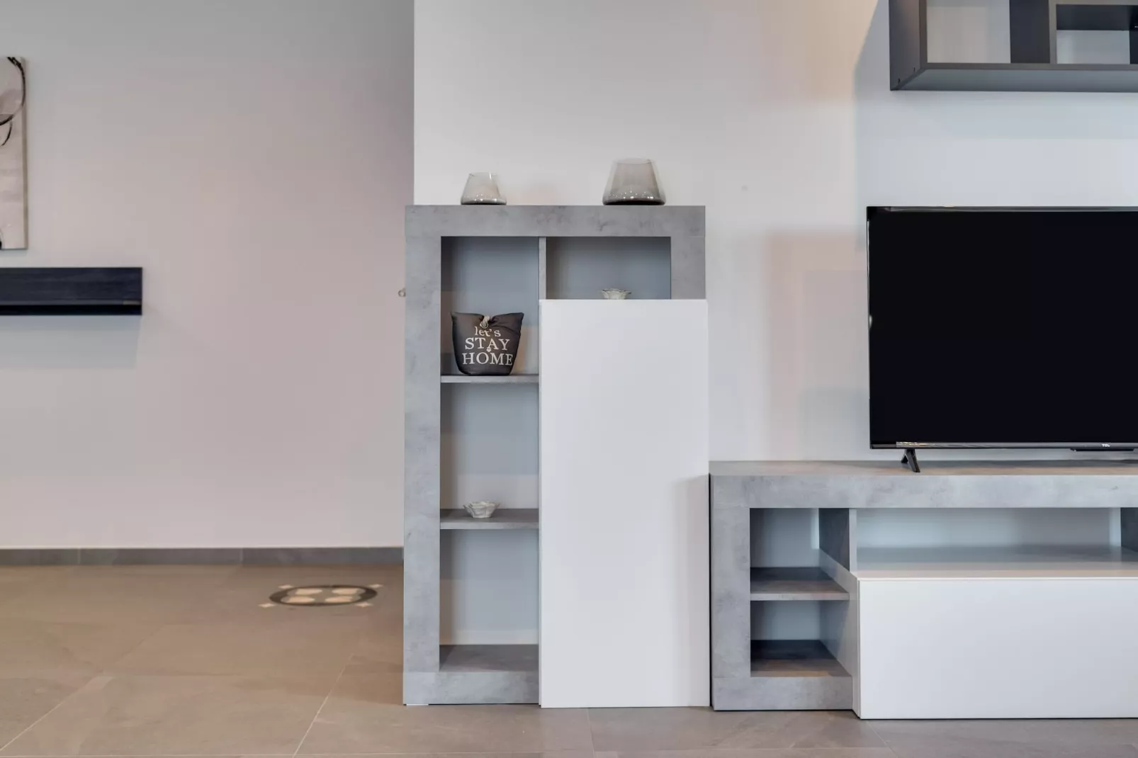 Apartment Baricevic - Two Bedroom Apartment with Balcony-Woonkamer