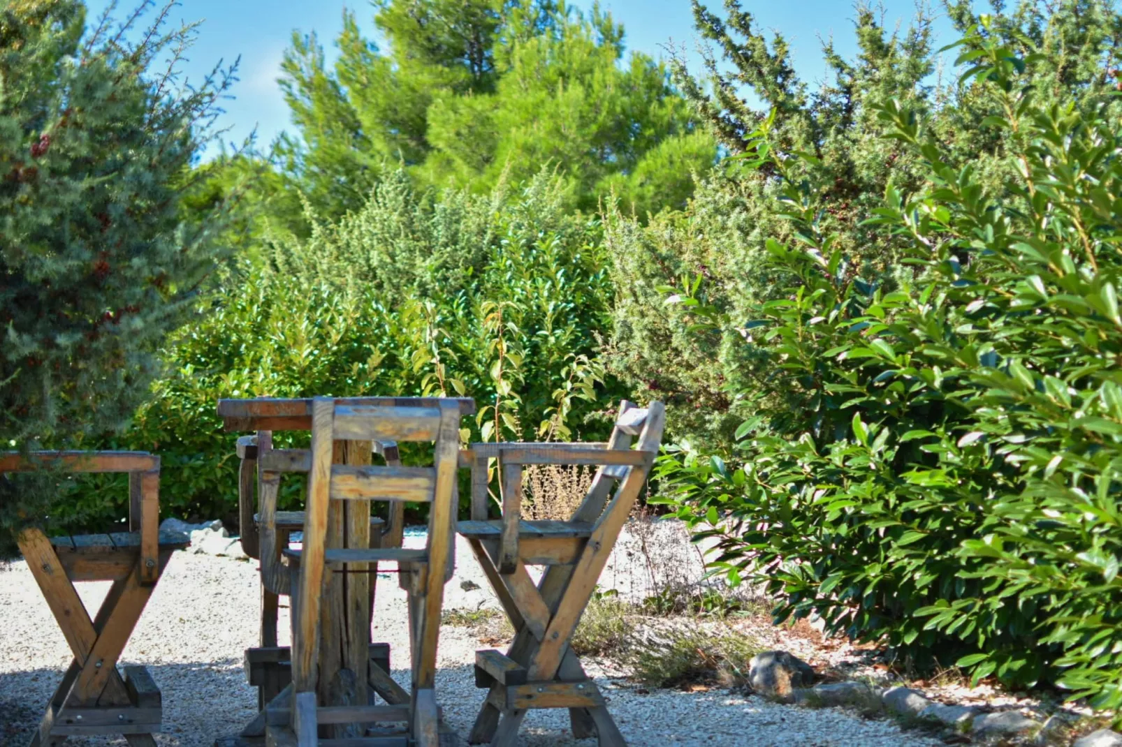 Holiday Home Mystc Woods-Tuinen zomer