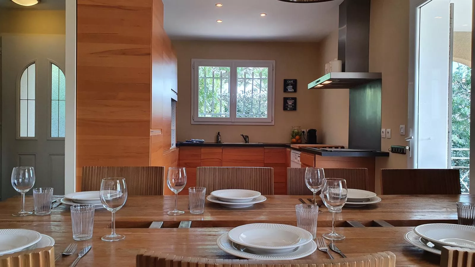Le Jardin des Olives-Eetkamer
