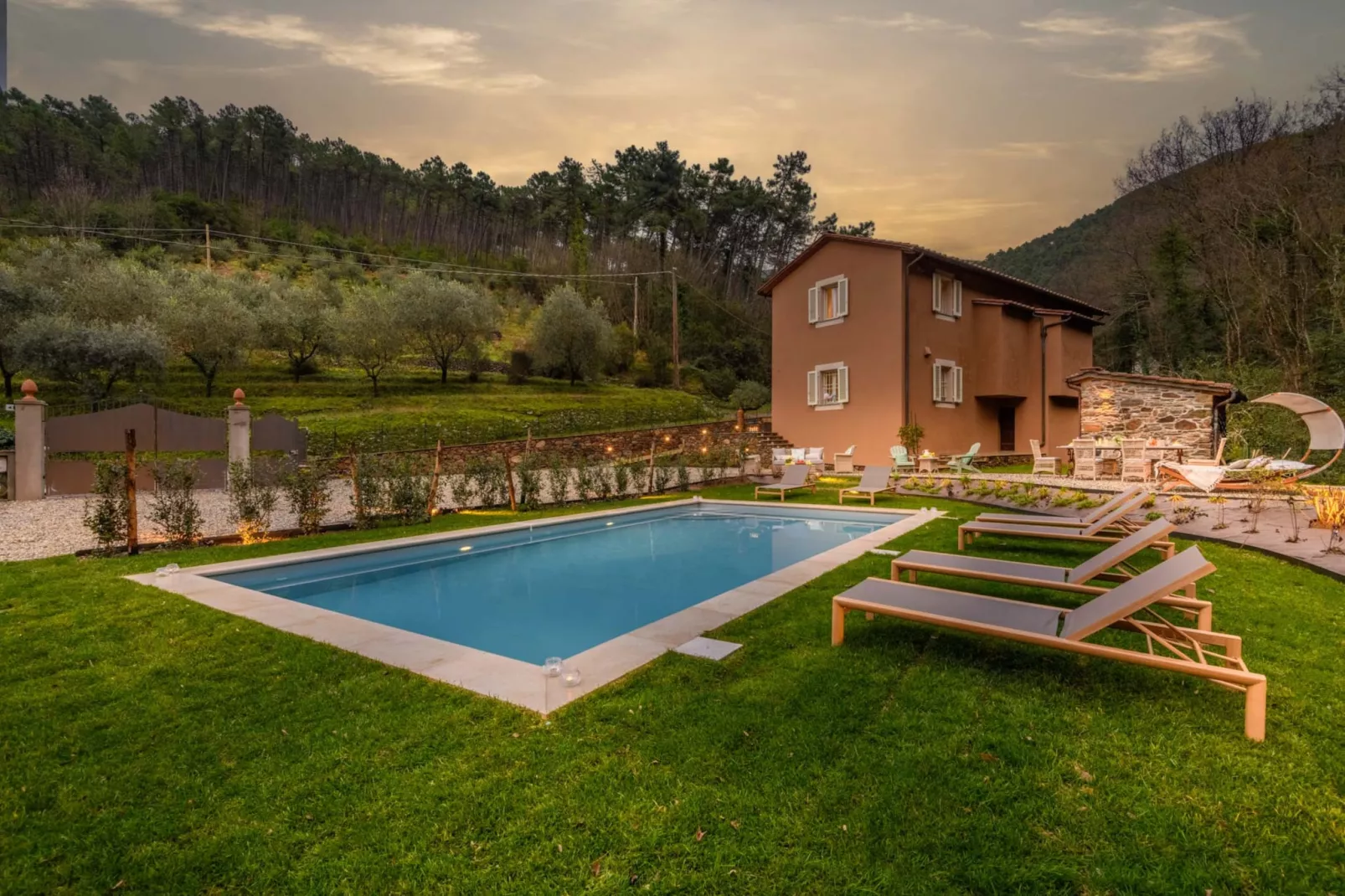 Molino Giusti Farmhouse-Zwembad