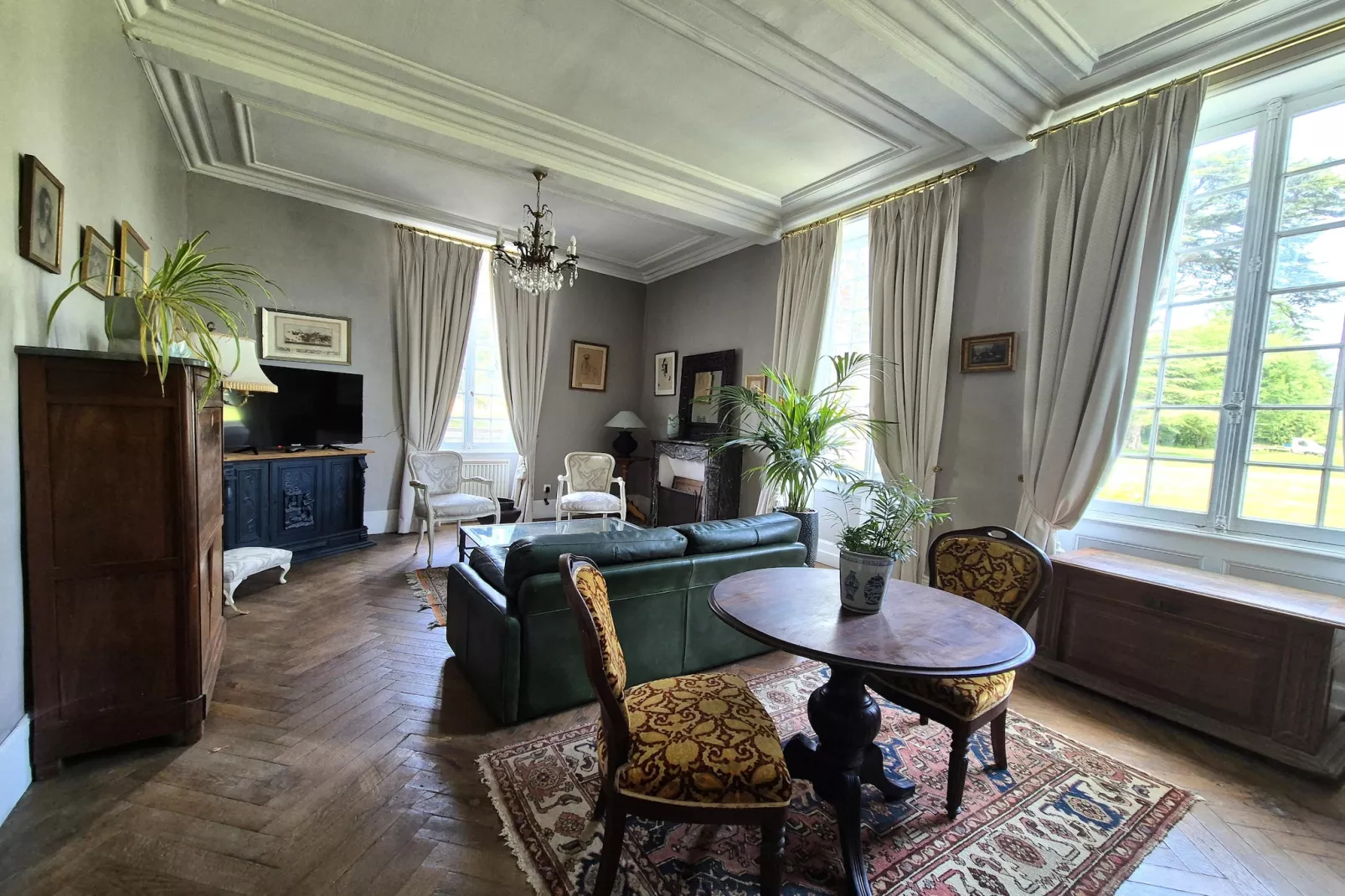 Appartement au Château de Baclair-Woonkamer