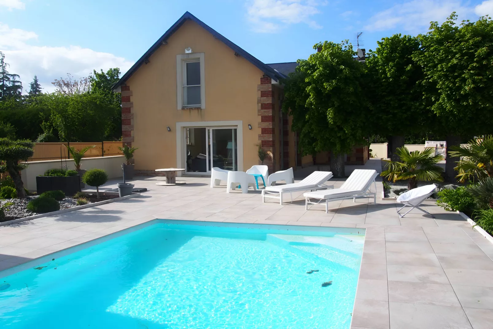 L'Ecolière - Piscine Chauffée - 14p - Rêve au Mans-Zwembad