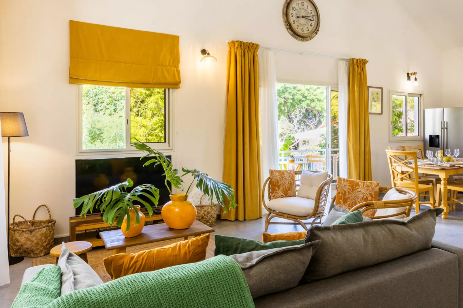 Kaz Zévi - Haut de Villa 4* à la Saline les Bains-Woonkamer