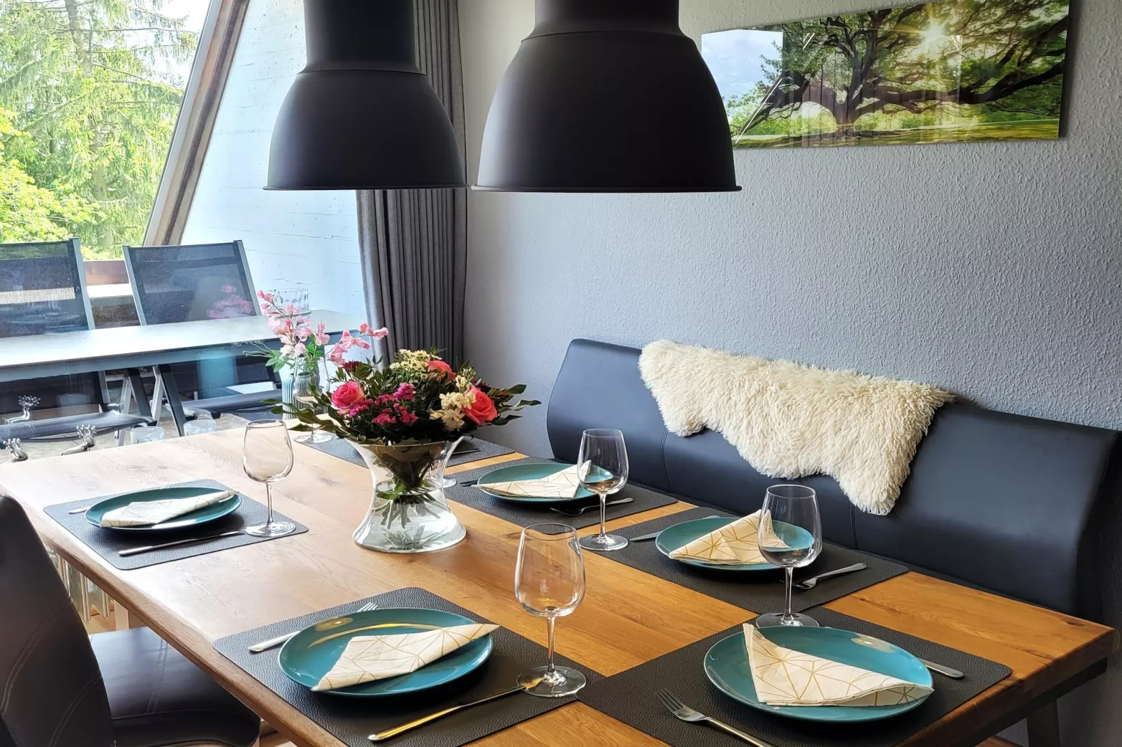 1 SZ/ 6 P Winterberg Appartments -21090-Eetkamer