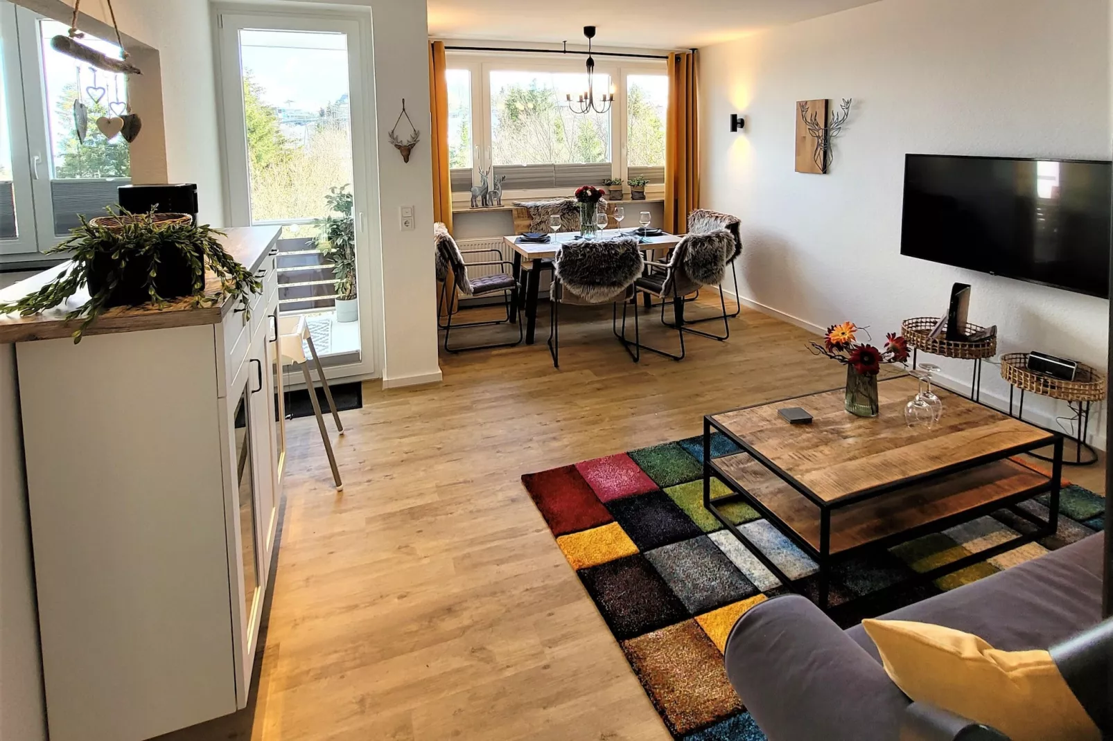 1 SZ/4P Winterberg Appartement 21122-Woonkamer