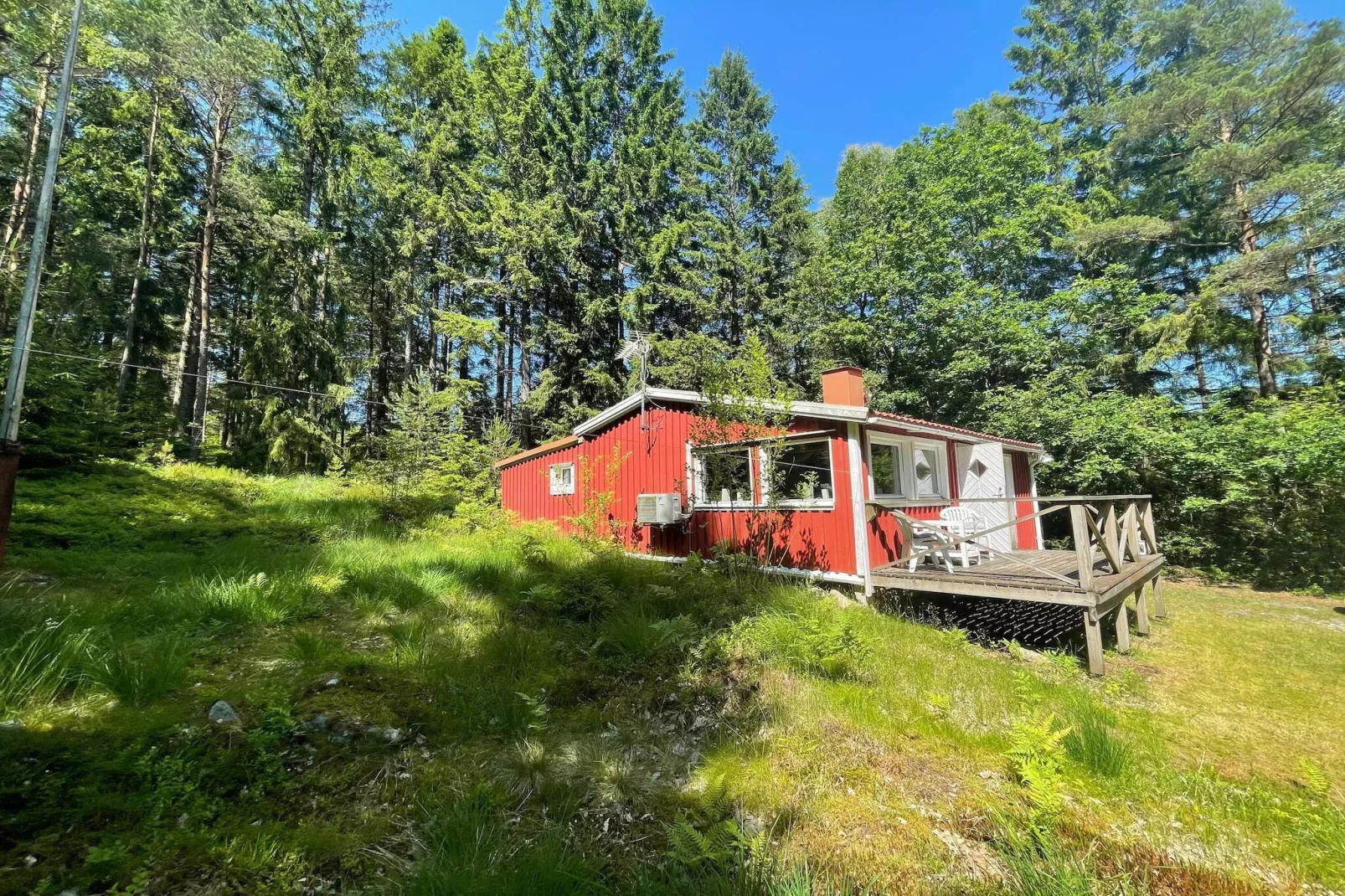 Rustige hut vlakbij het Furufjall-pad-Buitenlucht