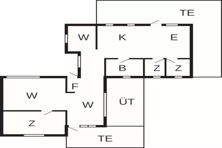 8 persoons vakantie huis in Storvorde-Plattegrond