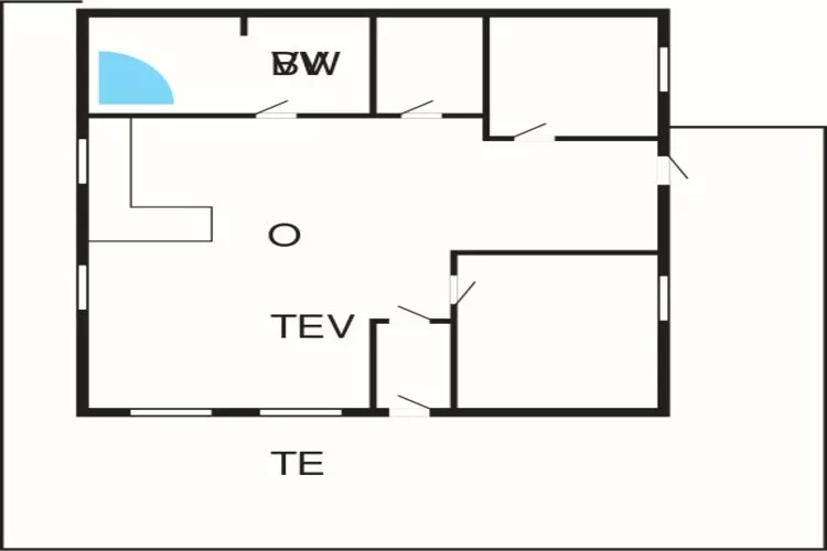 6 persoons vakantie huis in Løkken-By Traum-Plattegrond