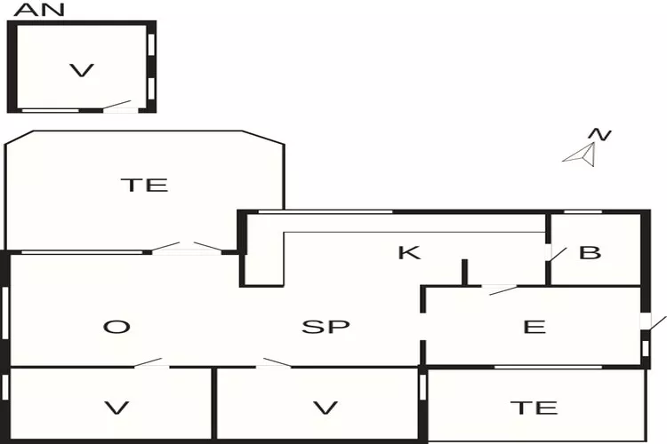 6 persoons vakantie huis in Haarby-By Traum-Plattegrond