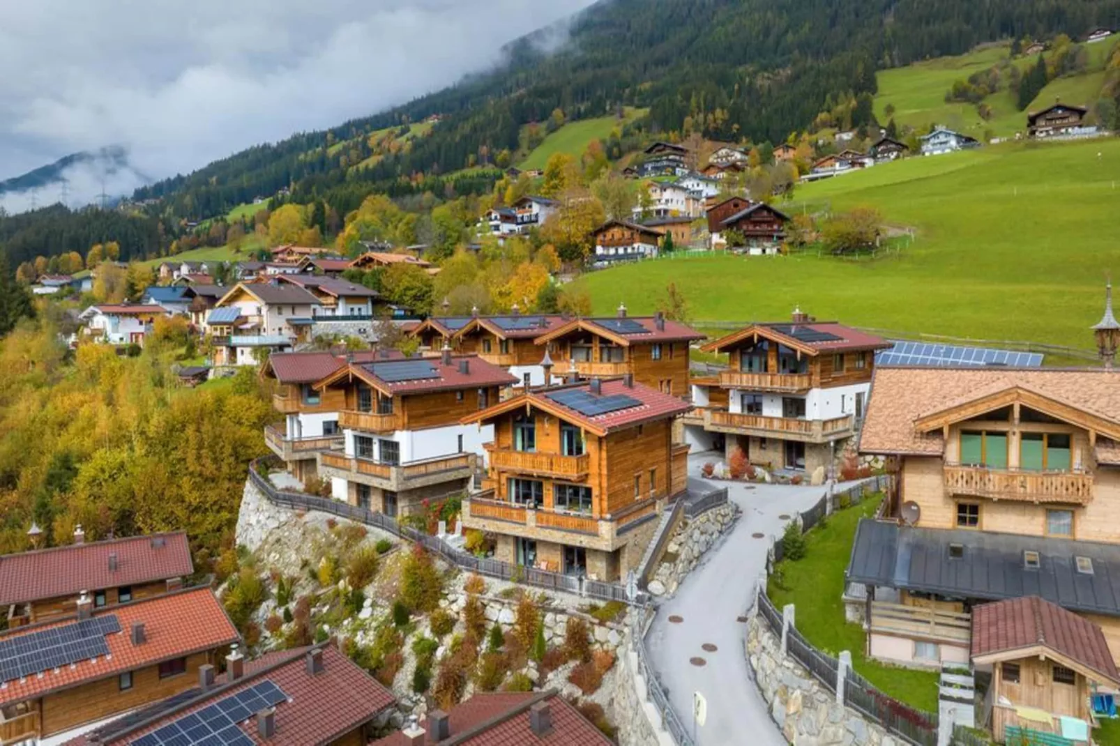 Nationalpark Chalet Hohe Warte-Buitenkant zomer
