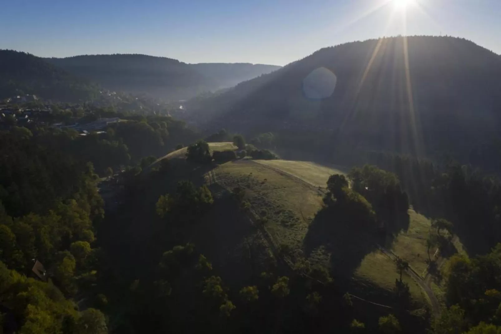 Schwarzwald-Gebieden zomer 20km