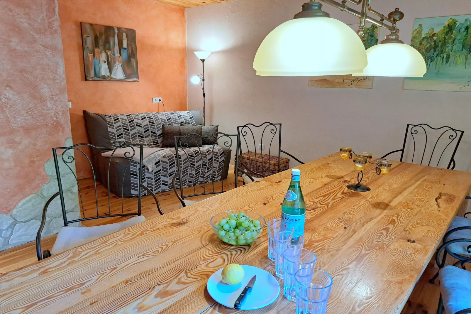 Holiday flats Forellenhof Dabo // Typ C 7 Pers 110 qm-Eetkamer