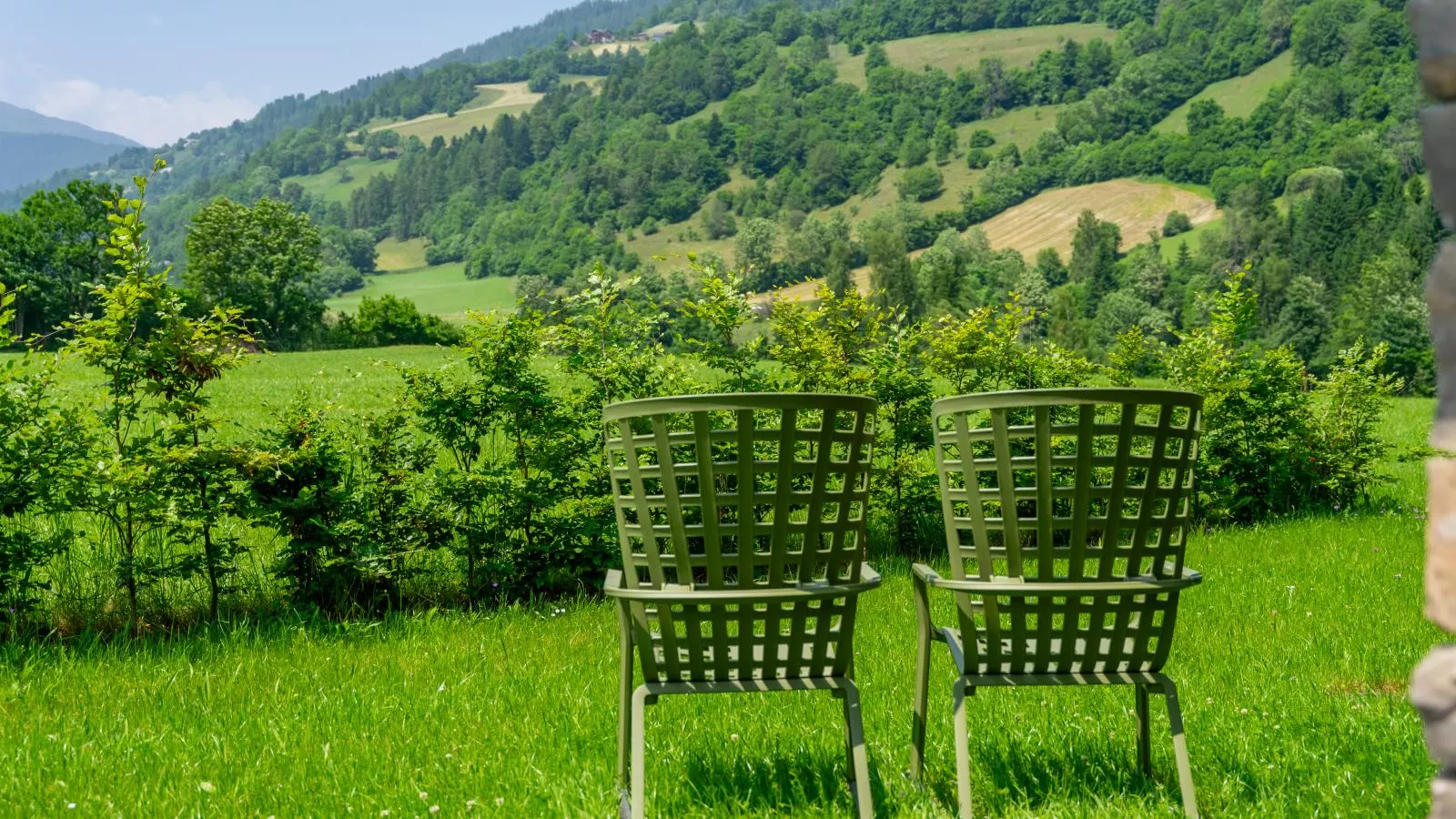 Mountain Chalet Krek Wak Wou-Uitzicht zomer
