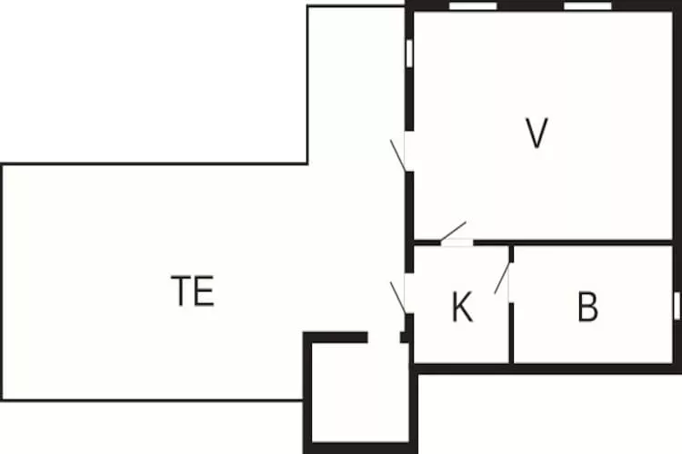 2 persoons vakantie huis in kode-By Traum-Plattegrond