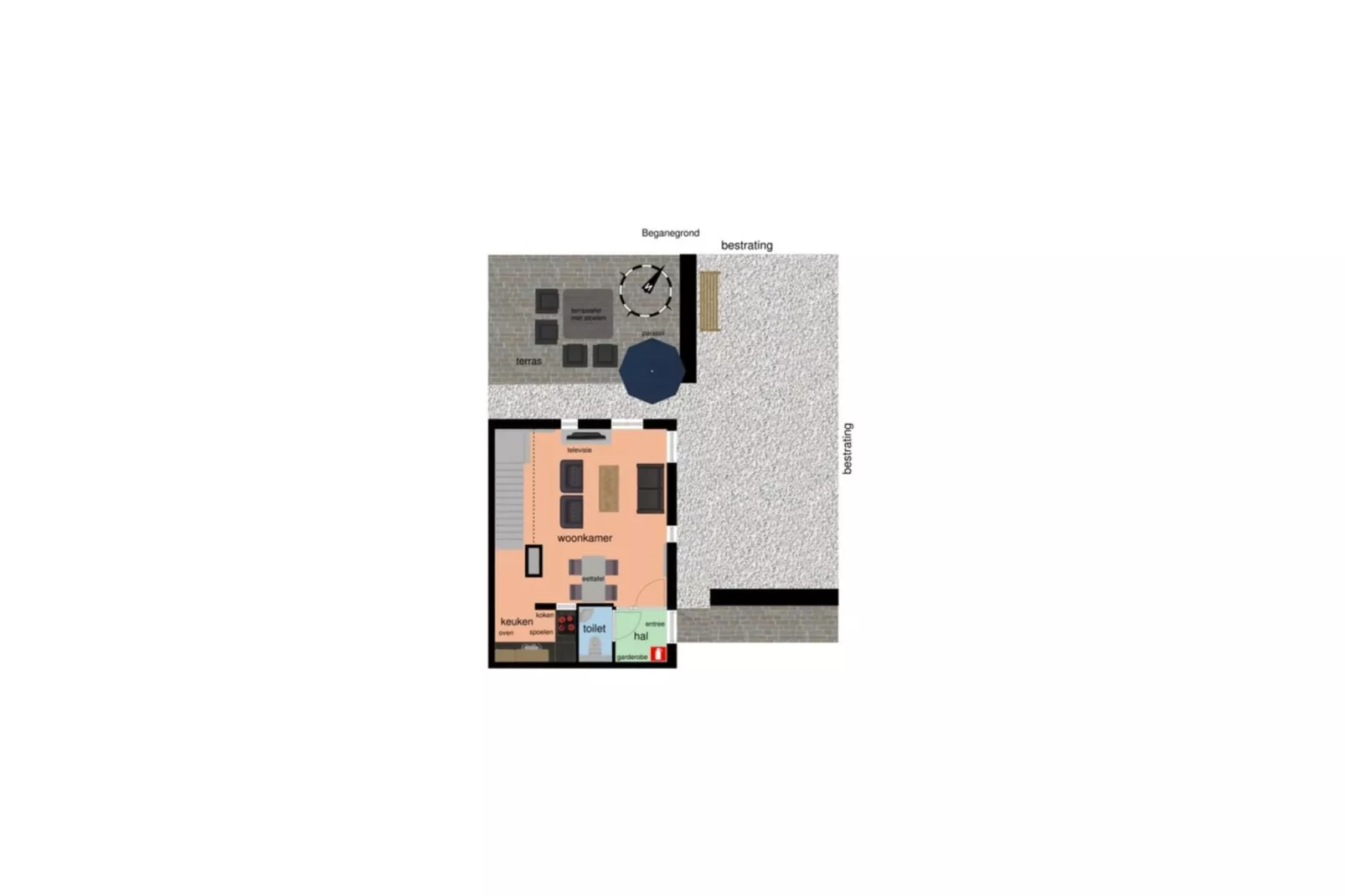 App Hoeve Holland T4 - Plattegrond