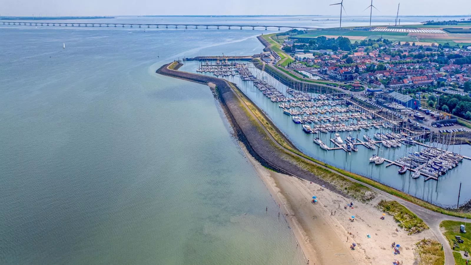 Sauna Zee-Gebieden zomer 1km